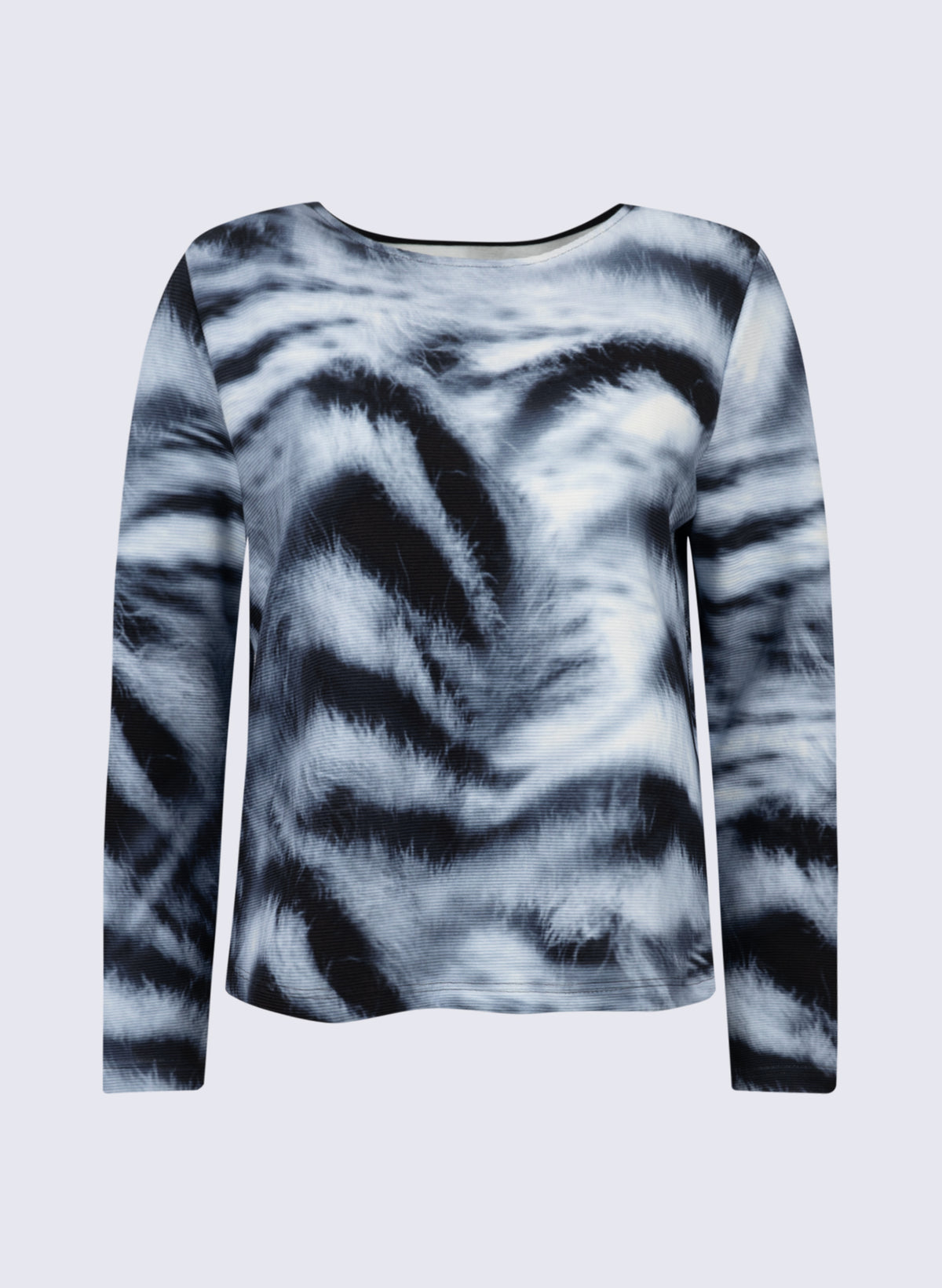 Longsleeve mit Fell-Print