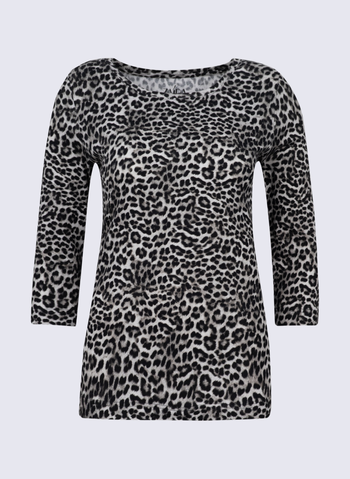 U-Boot-Shirt mit Leo-Print