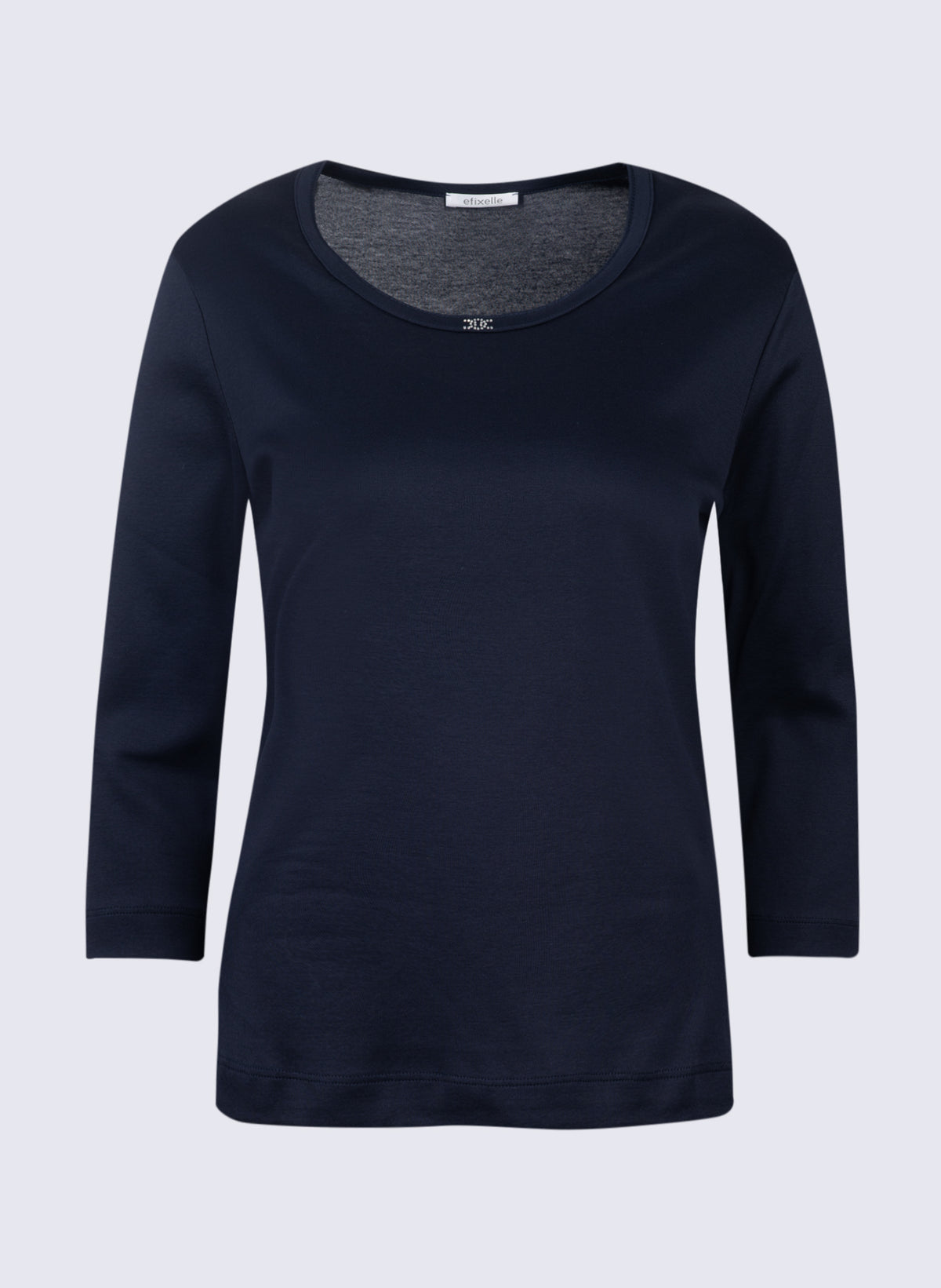 Damen Rundhals-Shirt mit Strassmotiv "Mini-COC"