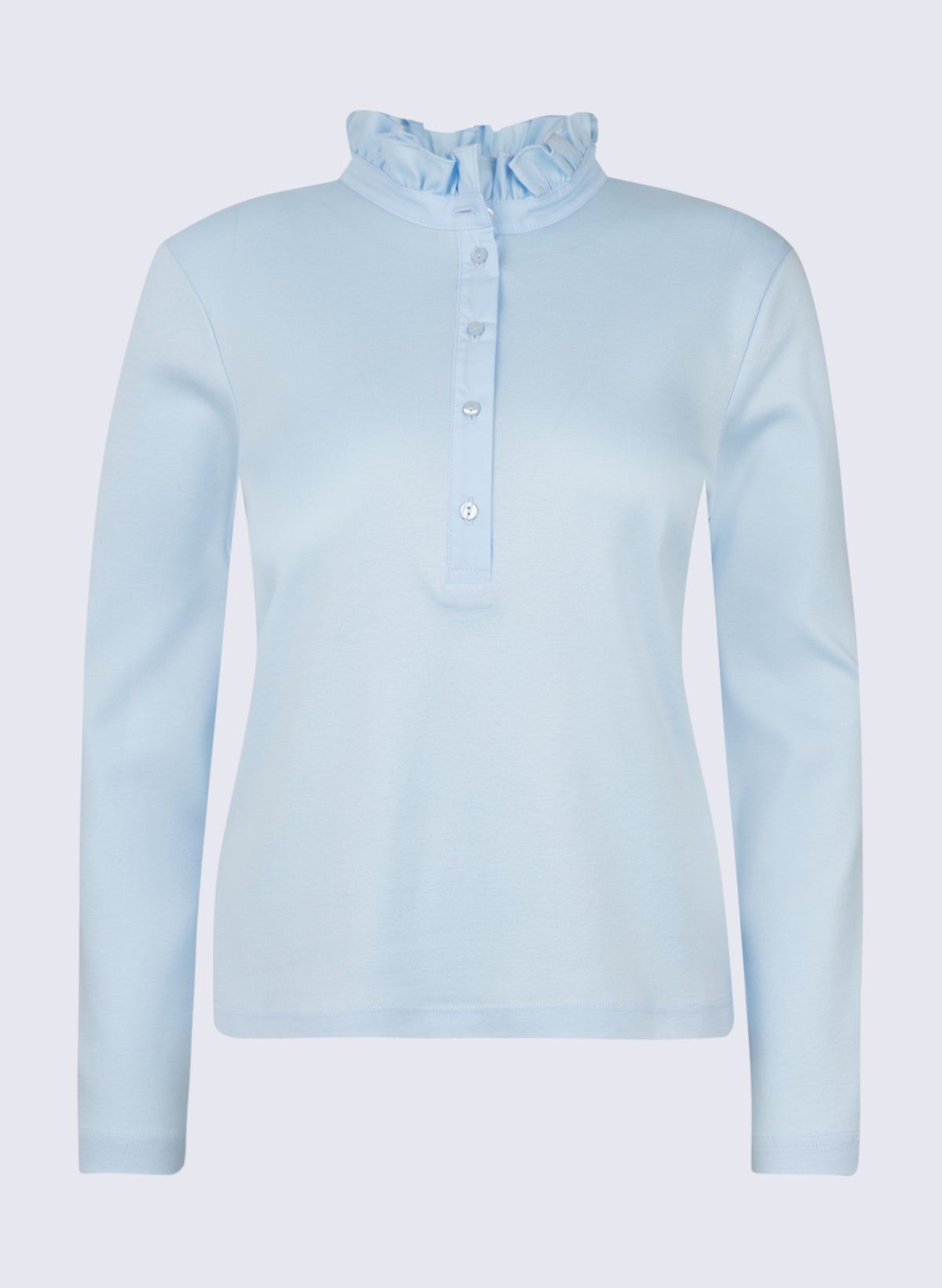 Damen Longsleeve mit Rüschen