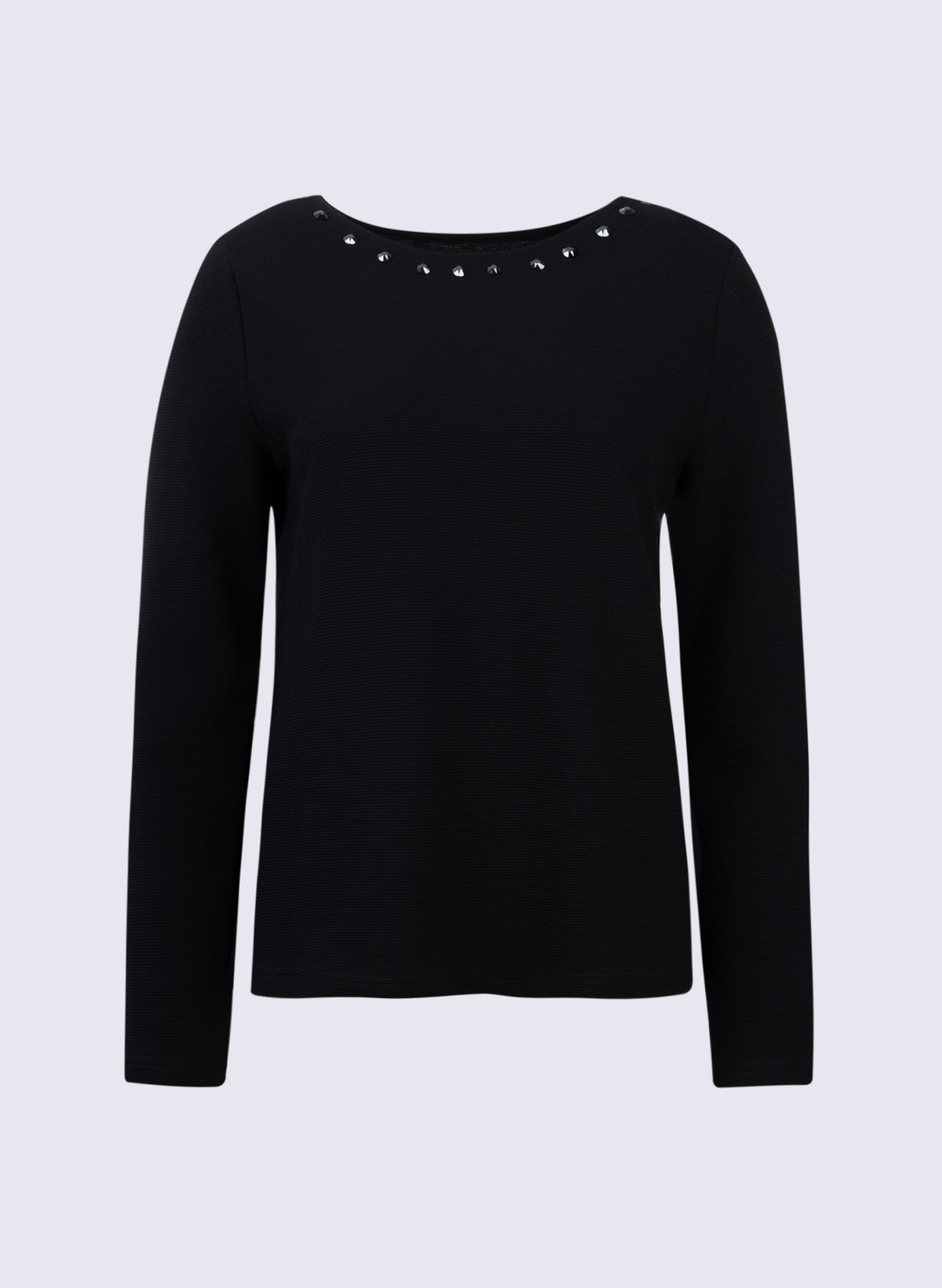 U-Boot-Shirt mit Swarovski-Kristallen