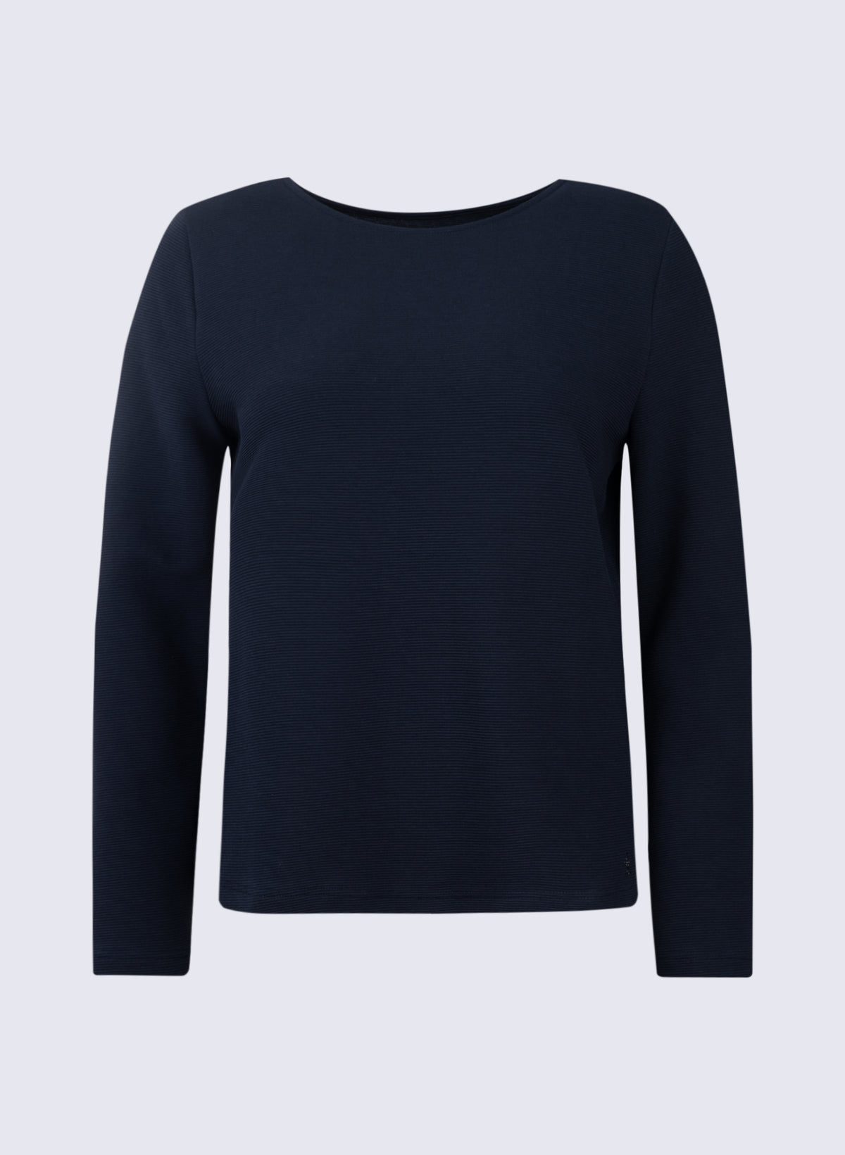 Longsleeve mit U-Boot-Ausschnitt