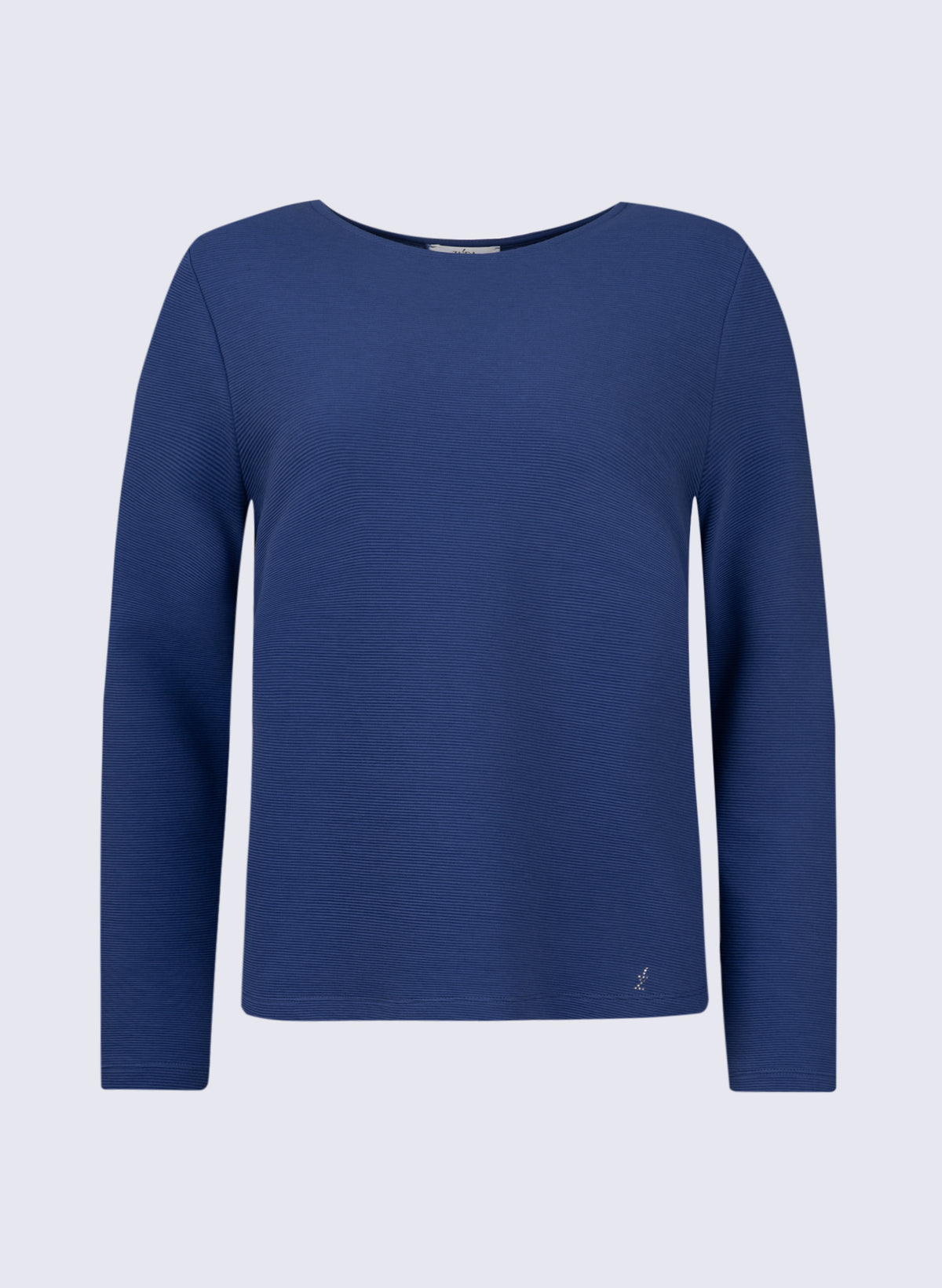 Damen Longsleeve mit U-Boot-Ausschnitt