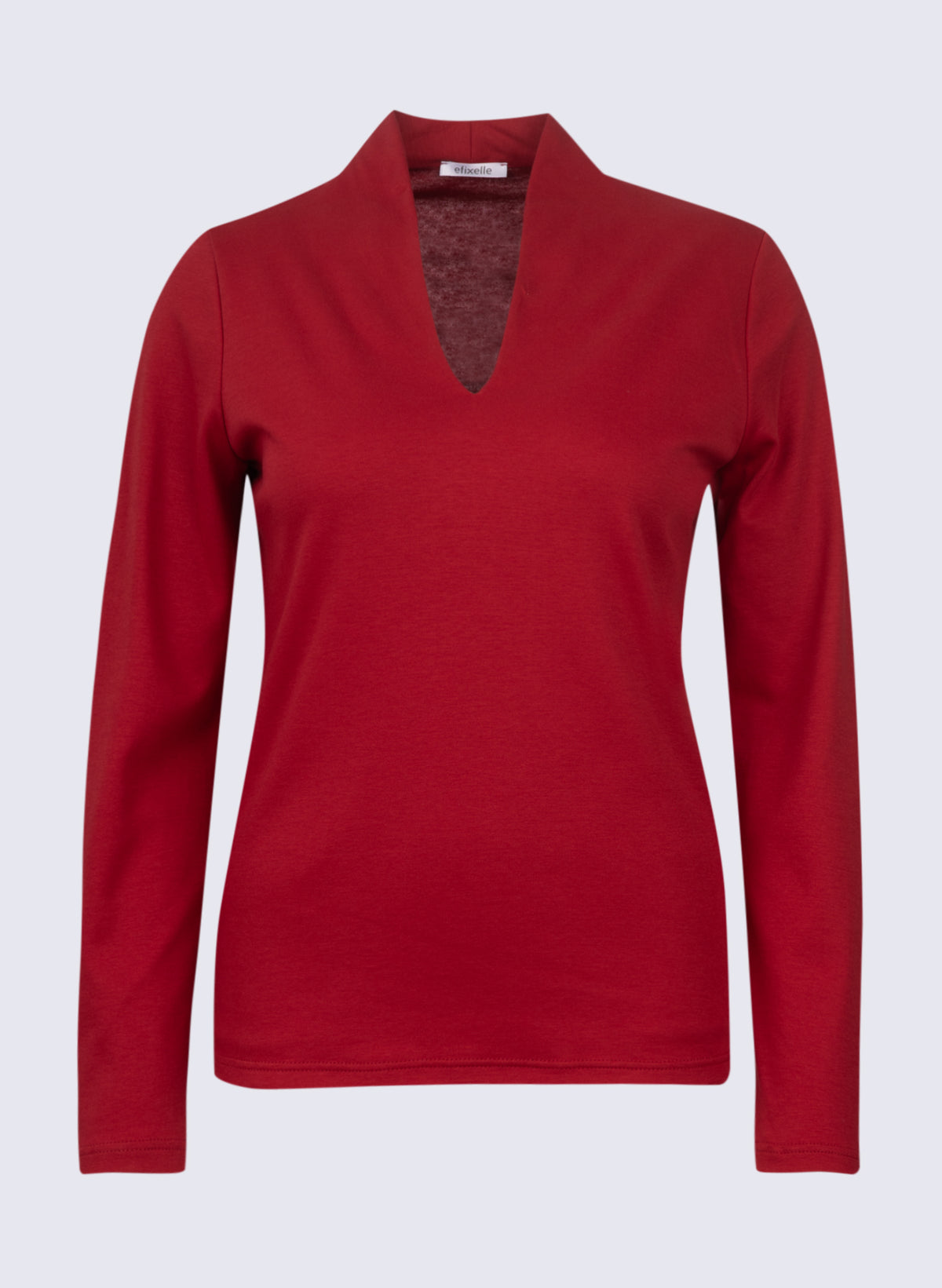 Longsleeve mit V-Ausschnitt