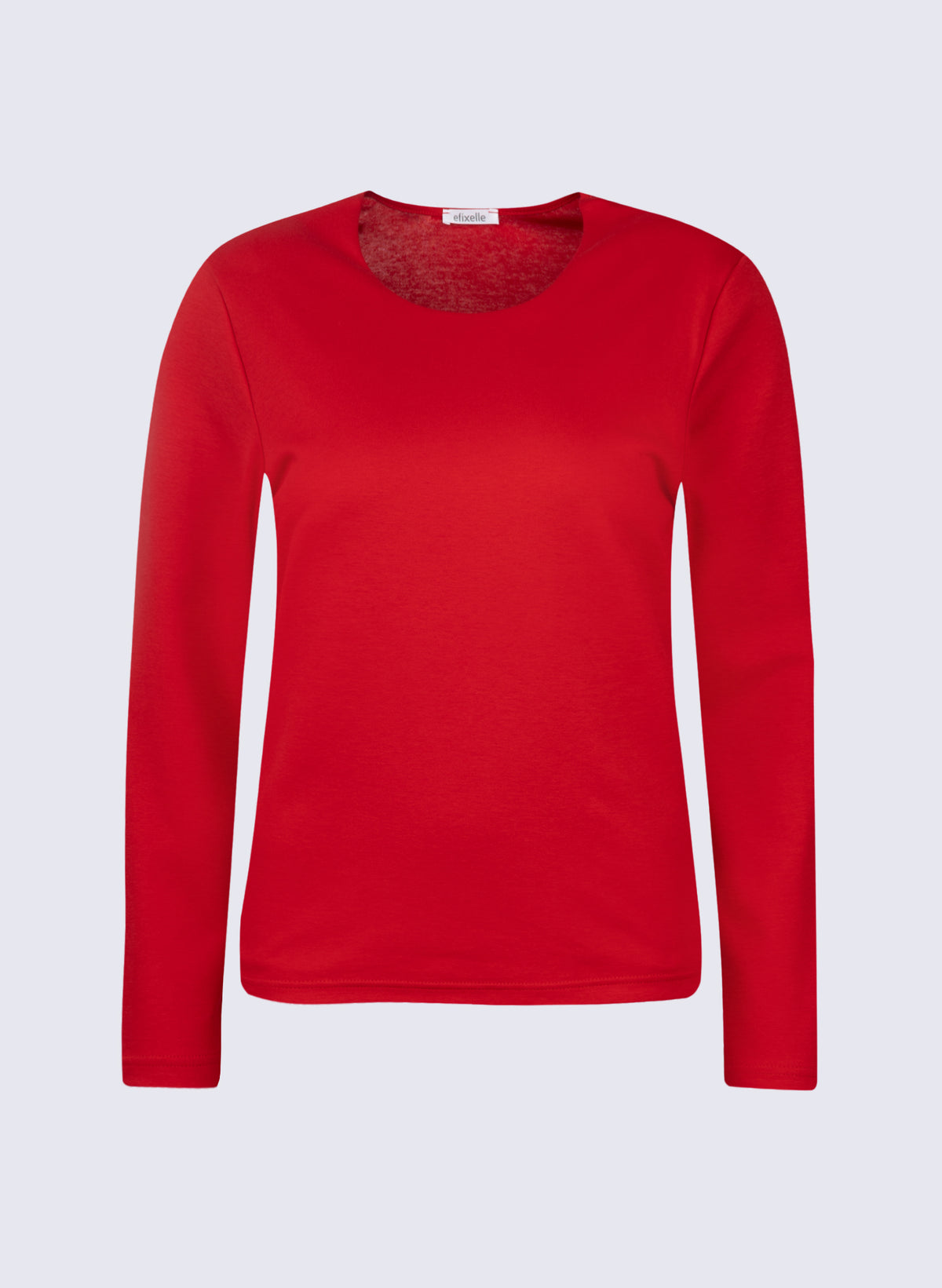 Longsleeve mit hohem Rundhals