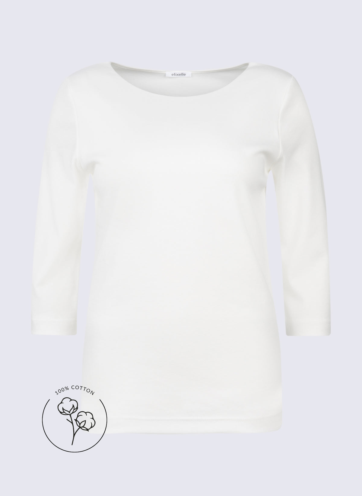 Damen U-Boot Shirt mit 3/4 Arm
