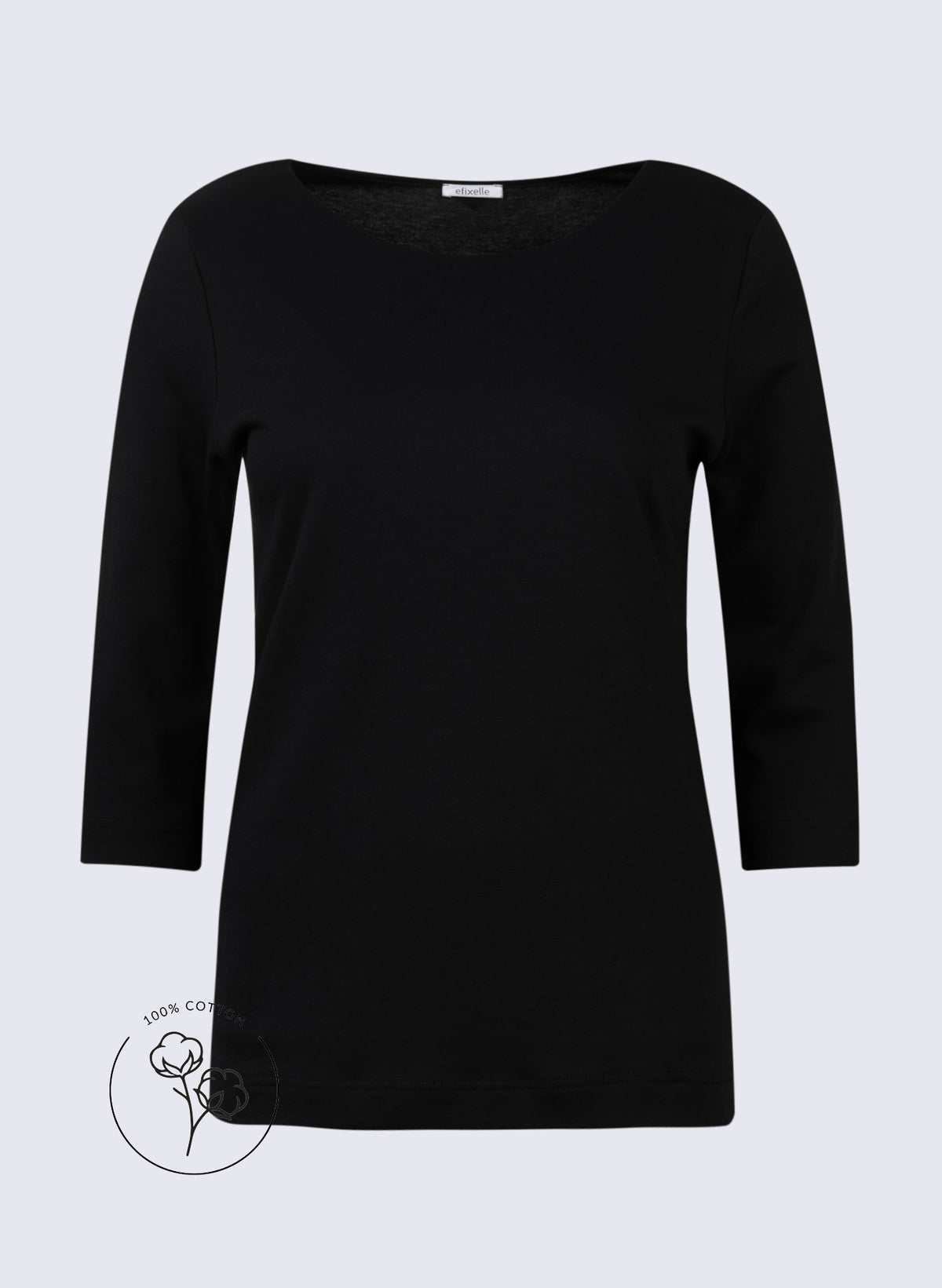 Damen U-Boot Shirt mit 3/4 Arm