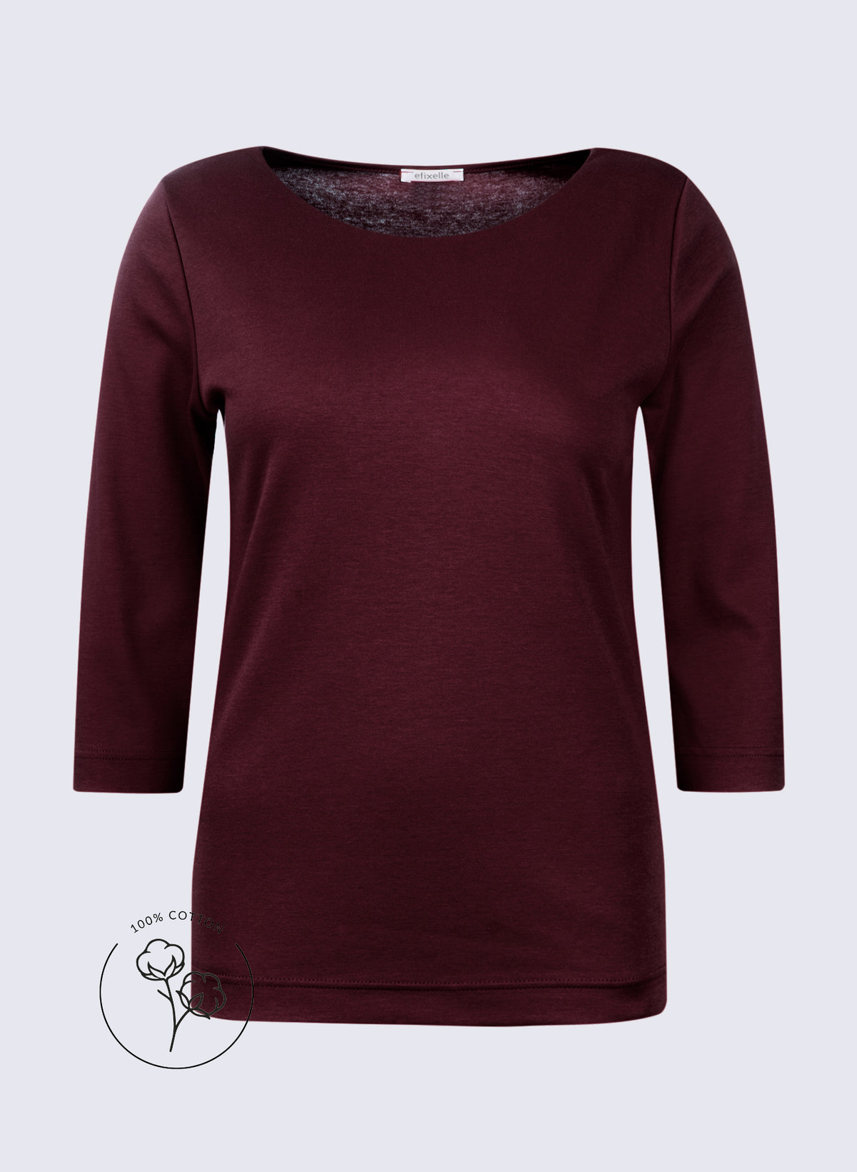 Damen U-Boot Shirt mit 3/4 Arm
