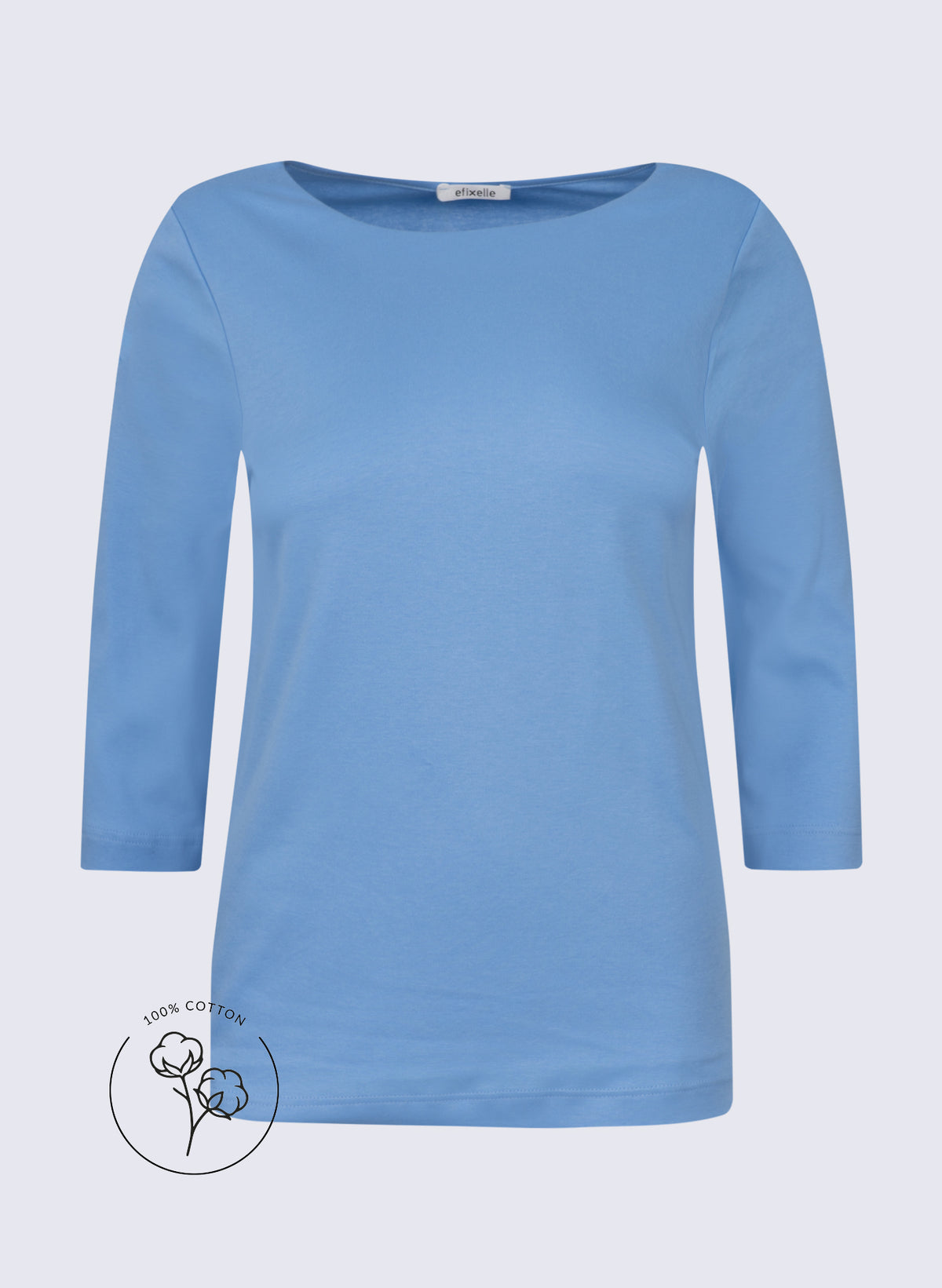 Damen U-Boot Shirt mit 3/4 Arm