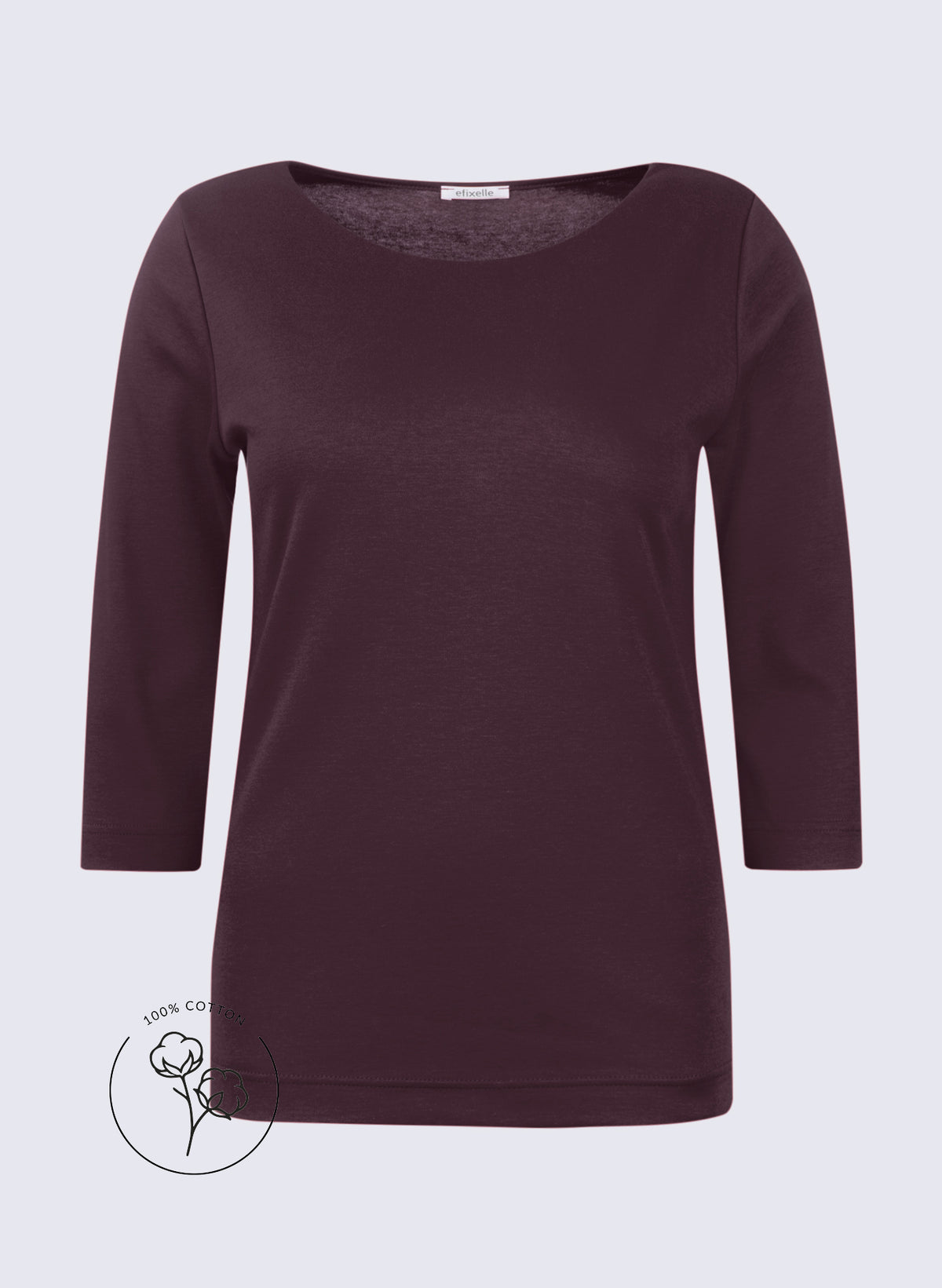 Damen U-Boot Shirt mit 3/4 Arm