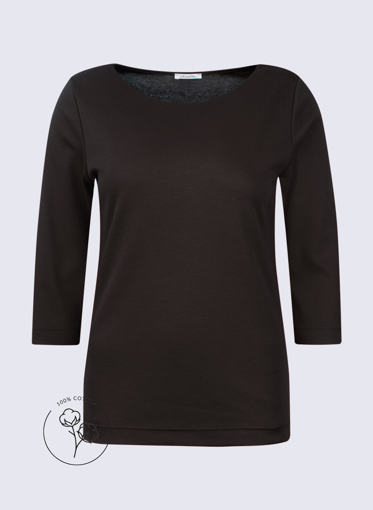 Damen U-Boot Shirt mit 3/4 Arm