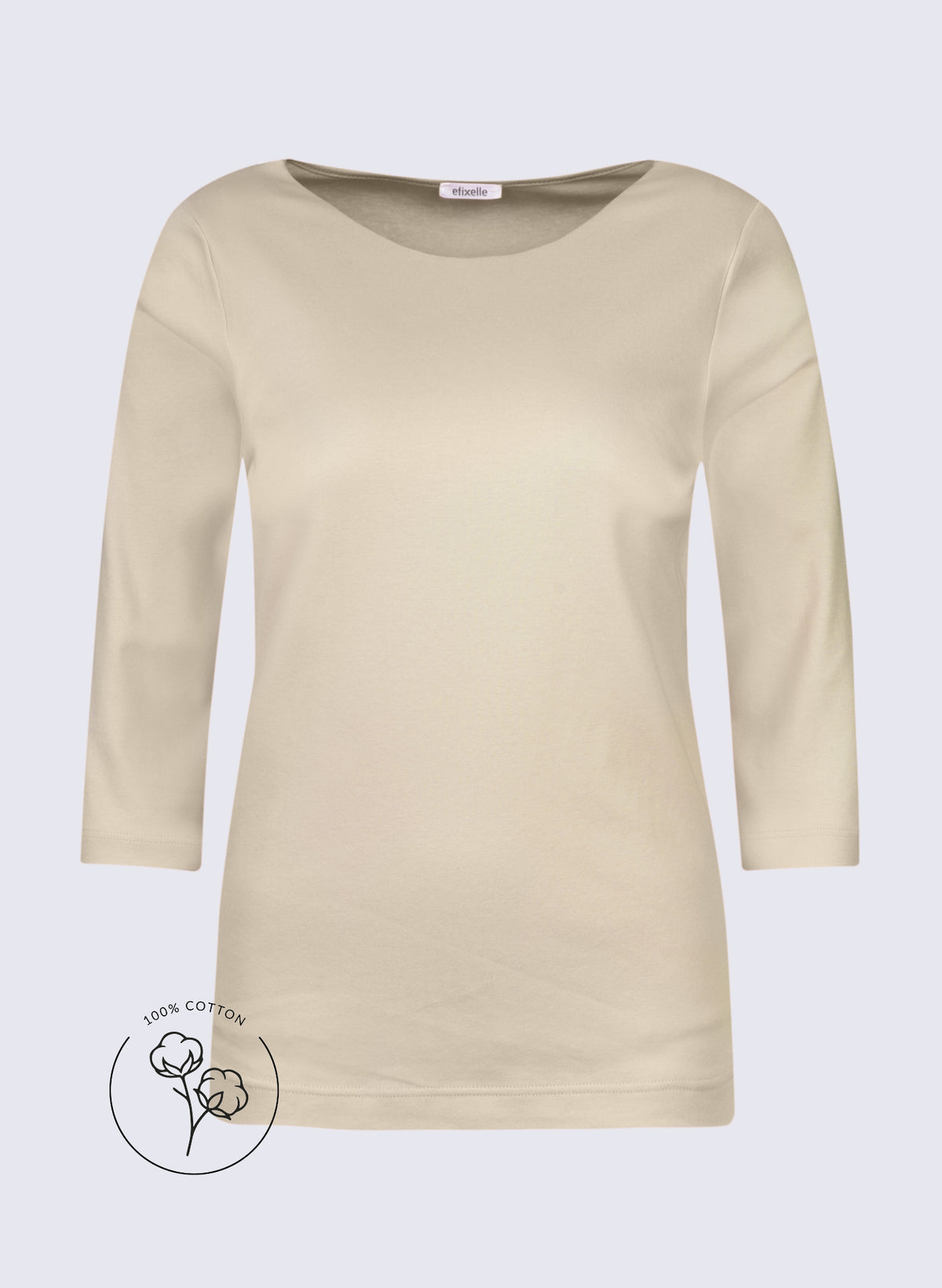Damen U-Boot Shirt mit 3/4 Arm