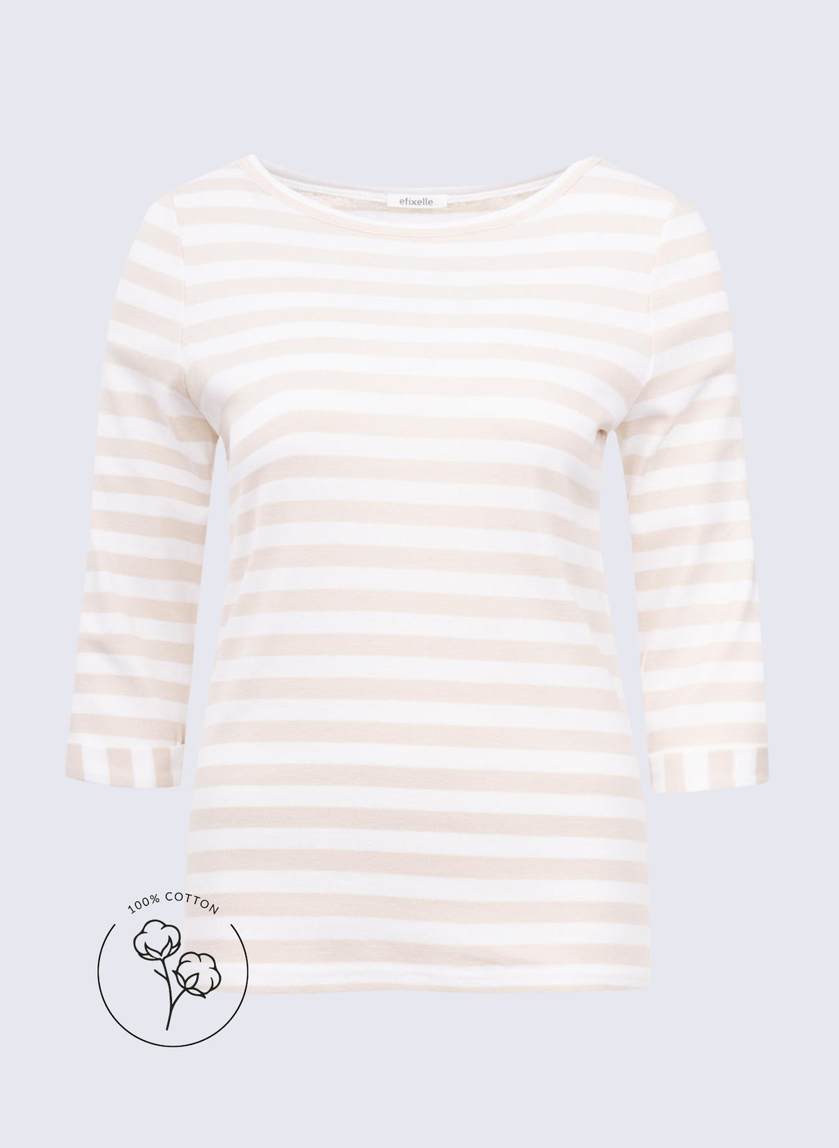 Ringel-Shirt mit 3/4 Arm