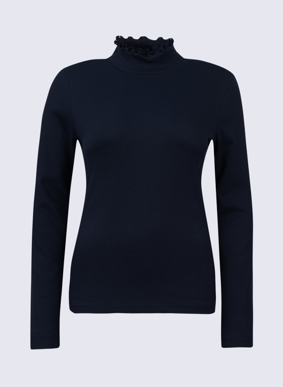 Damen Longsleeve mit Rüschen