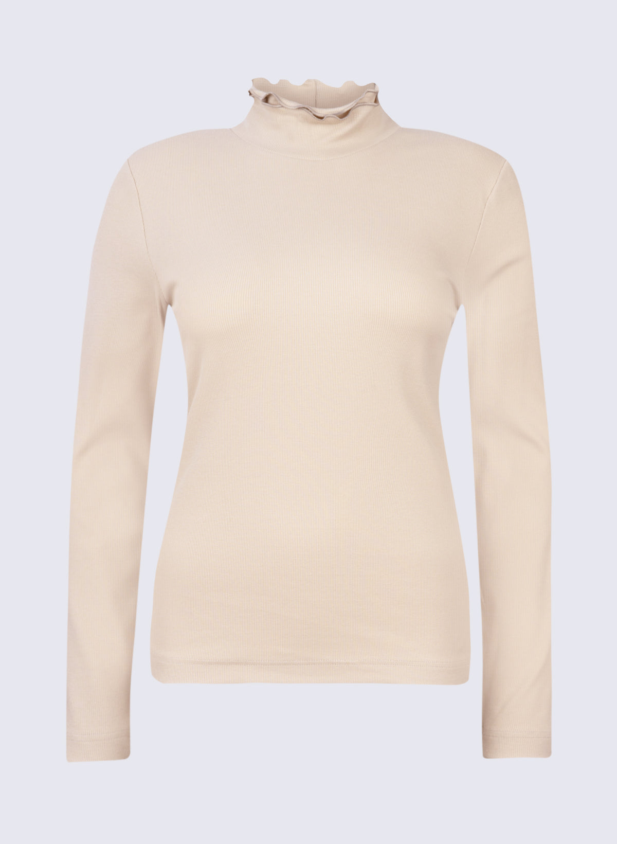 Damen Longsleeve mit Rüschen