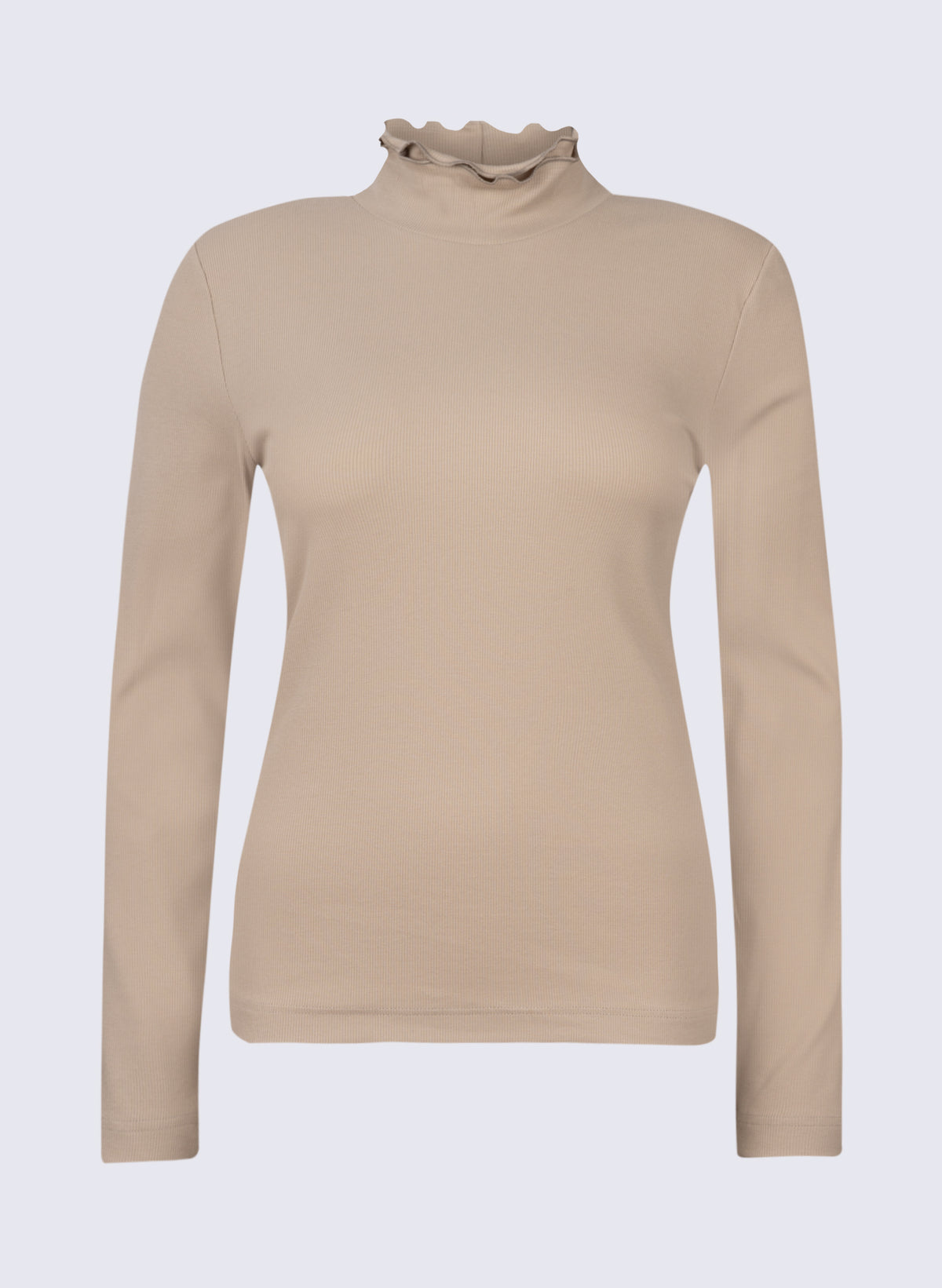 Damen Longsleeve mit Rüschen
