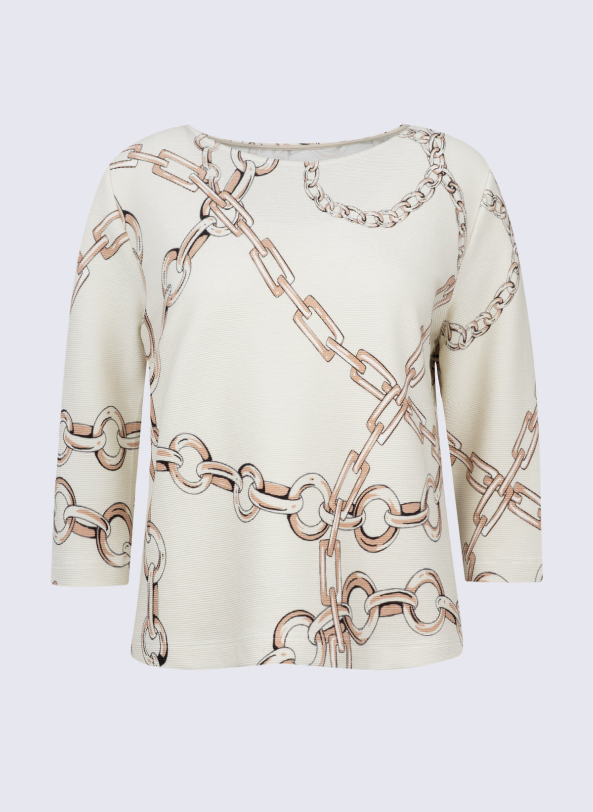 U-Boot-Shirt mit Ketten-Print
