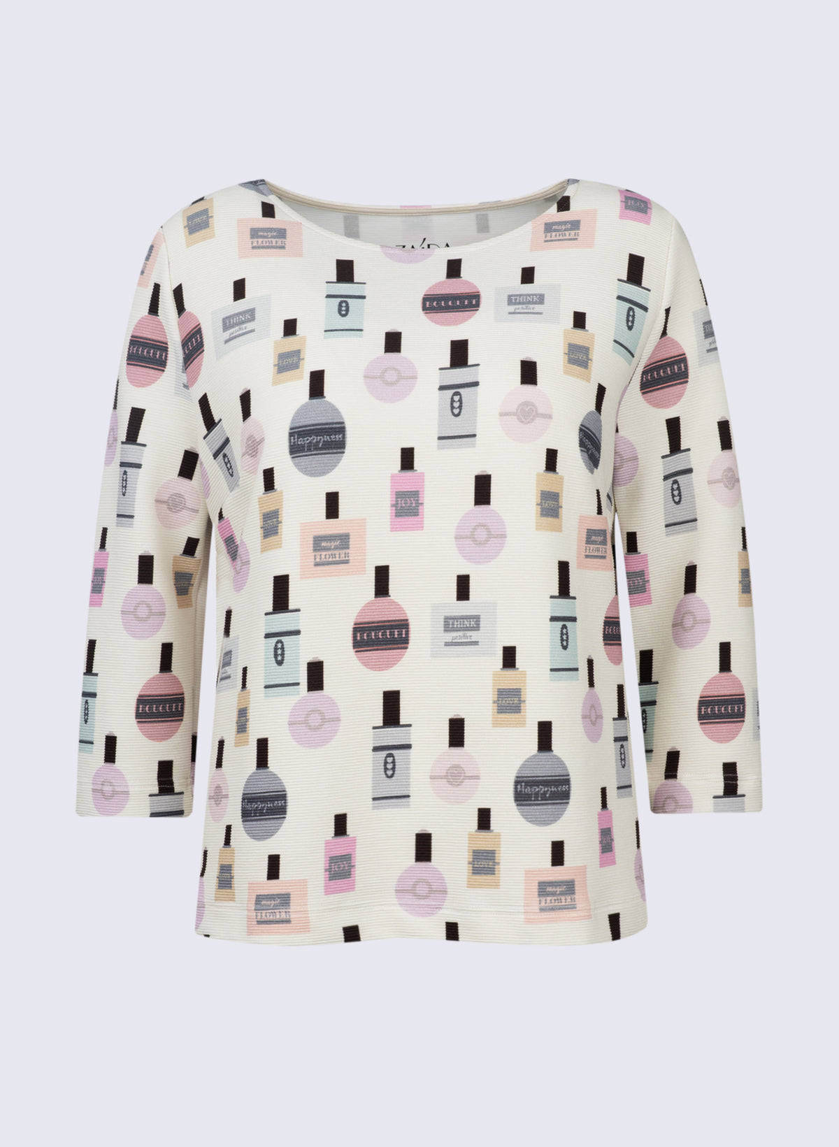 U-Boot-Shirt mit Flacon-Print
