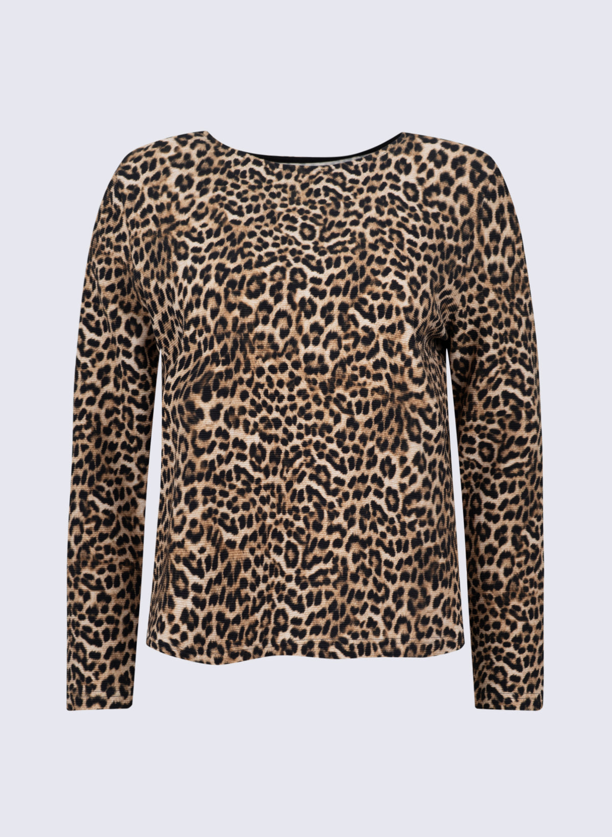 Longsleeve mit Leo-Print