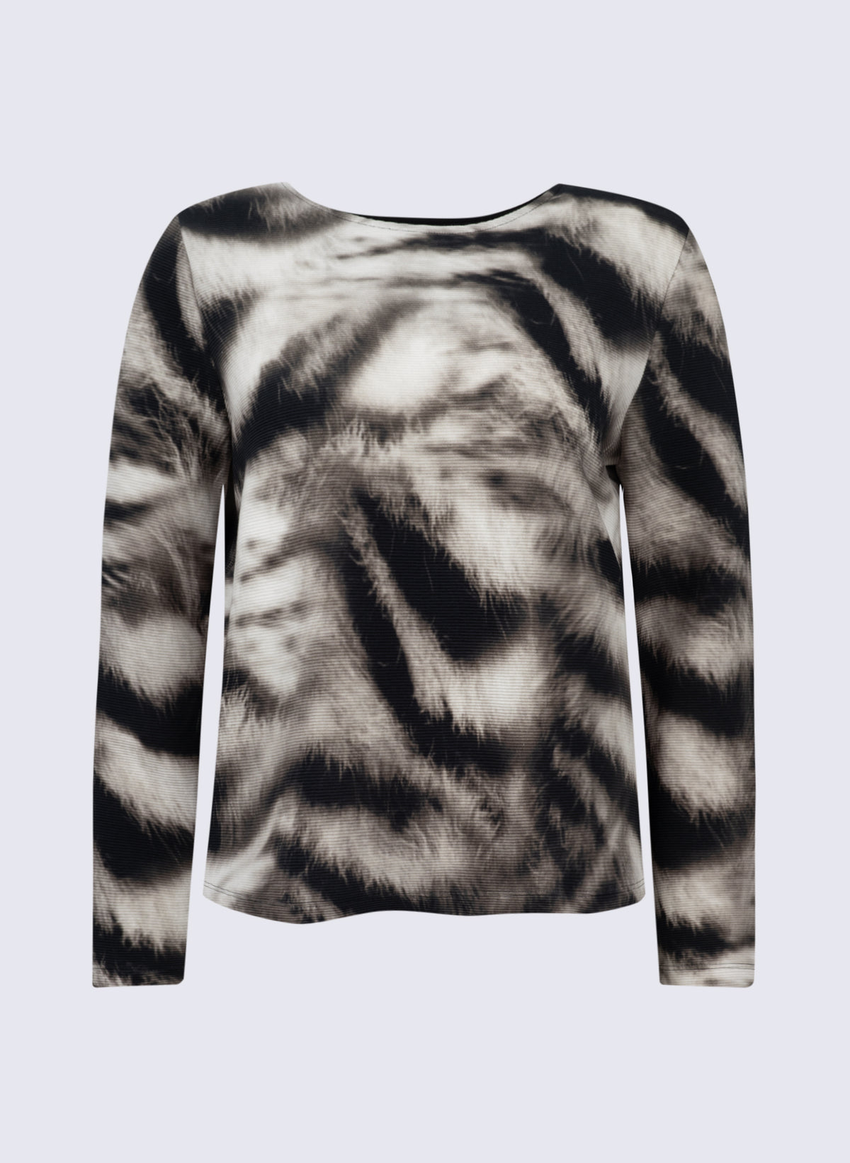 Longsleeve mit Fell-Print