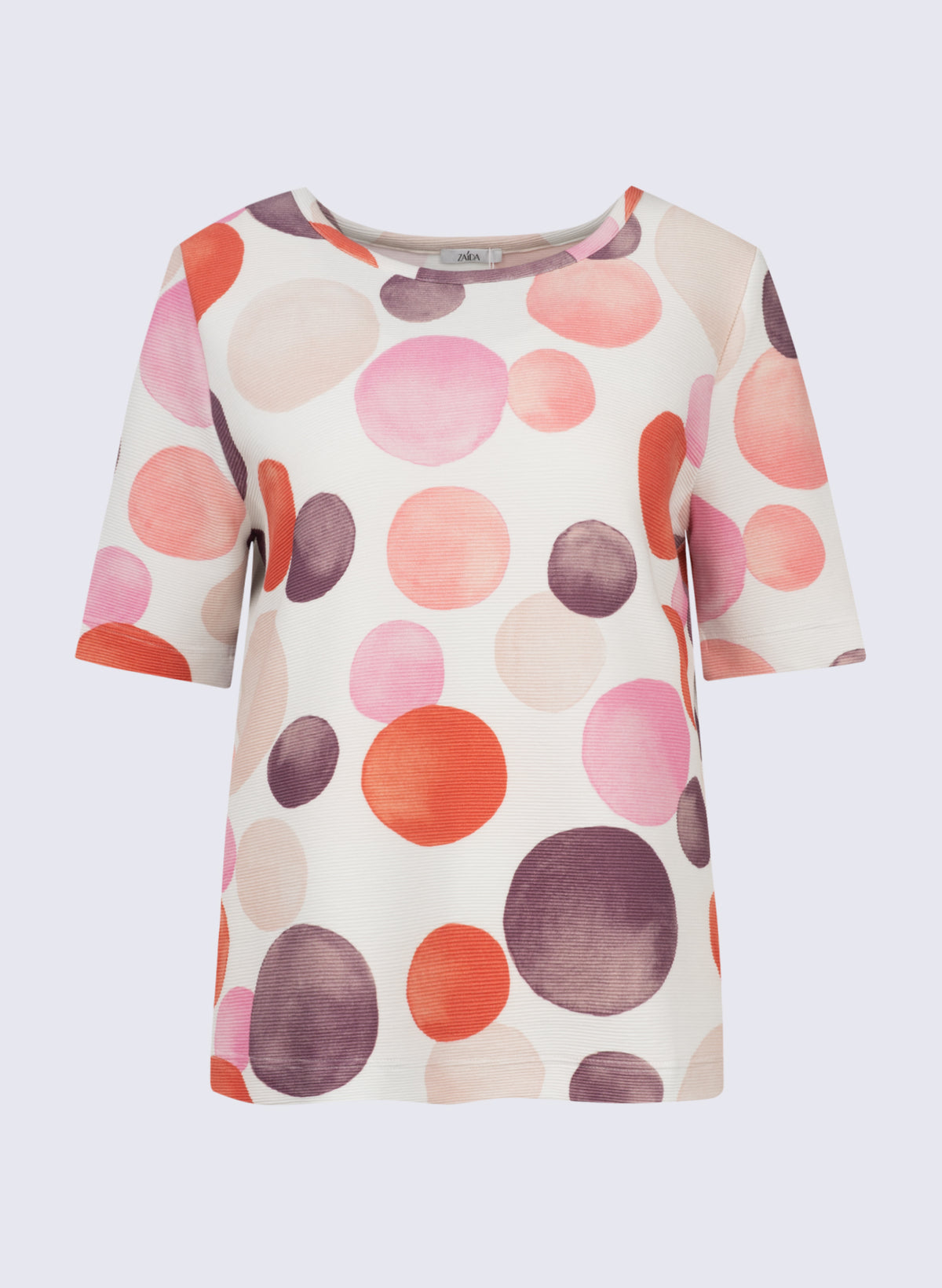 Rundhals-Shirt mit Bubbles-Print