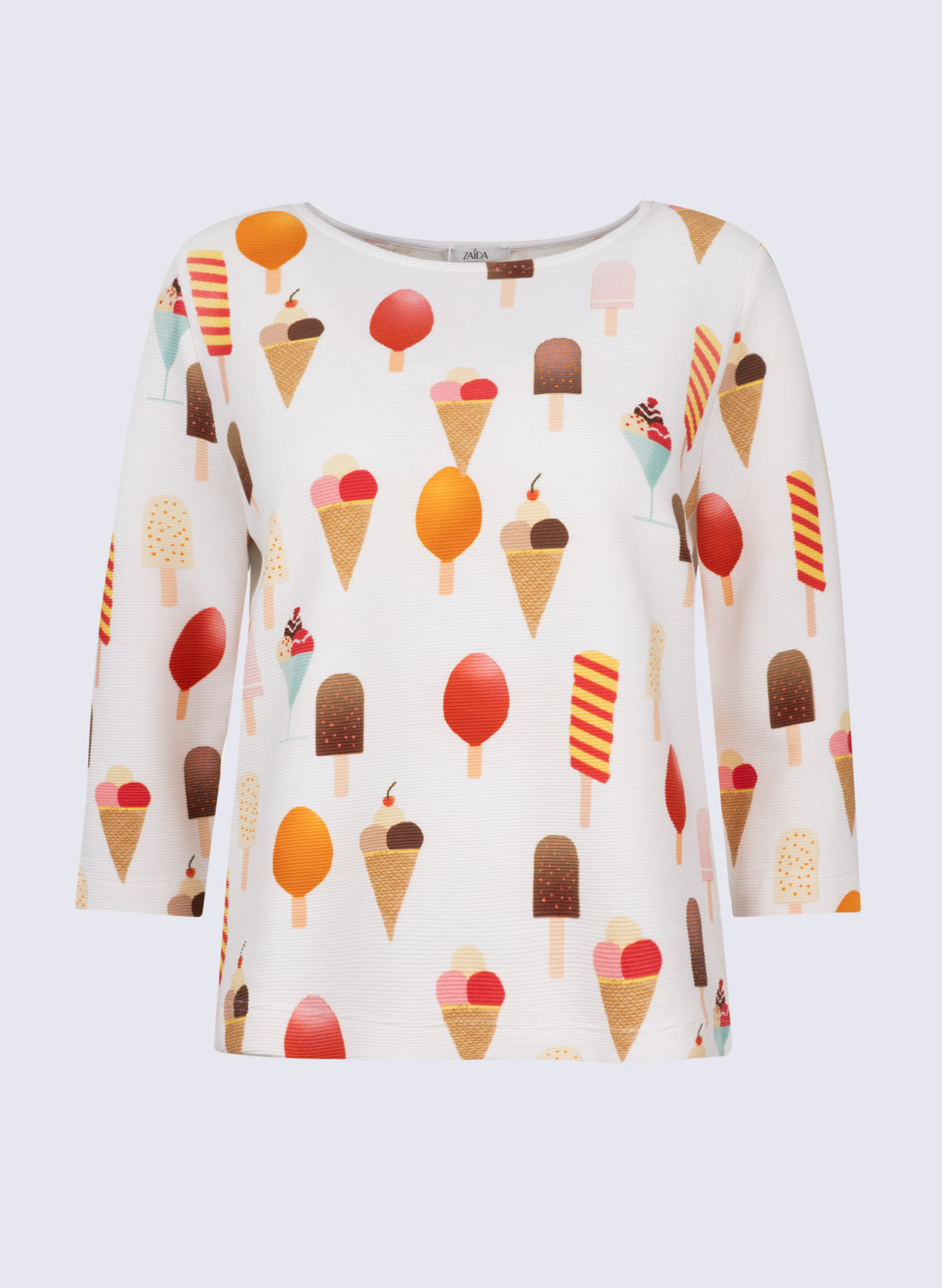 U-Boot-Shirt mit Eis-Print