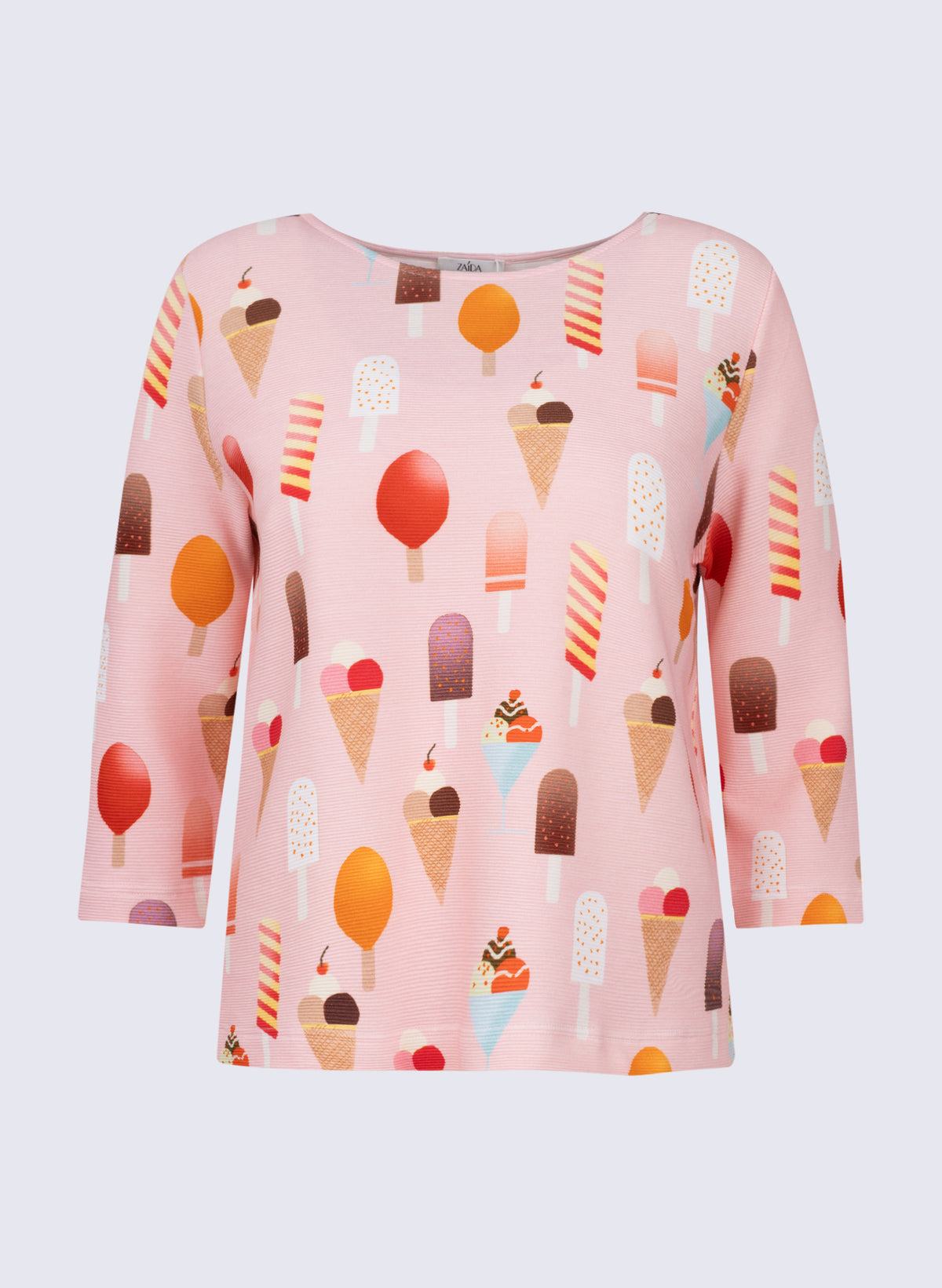 U-Boot-Shirt mit Eis-Print