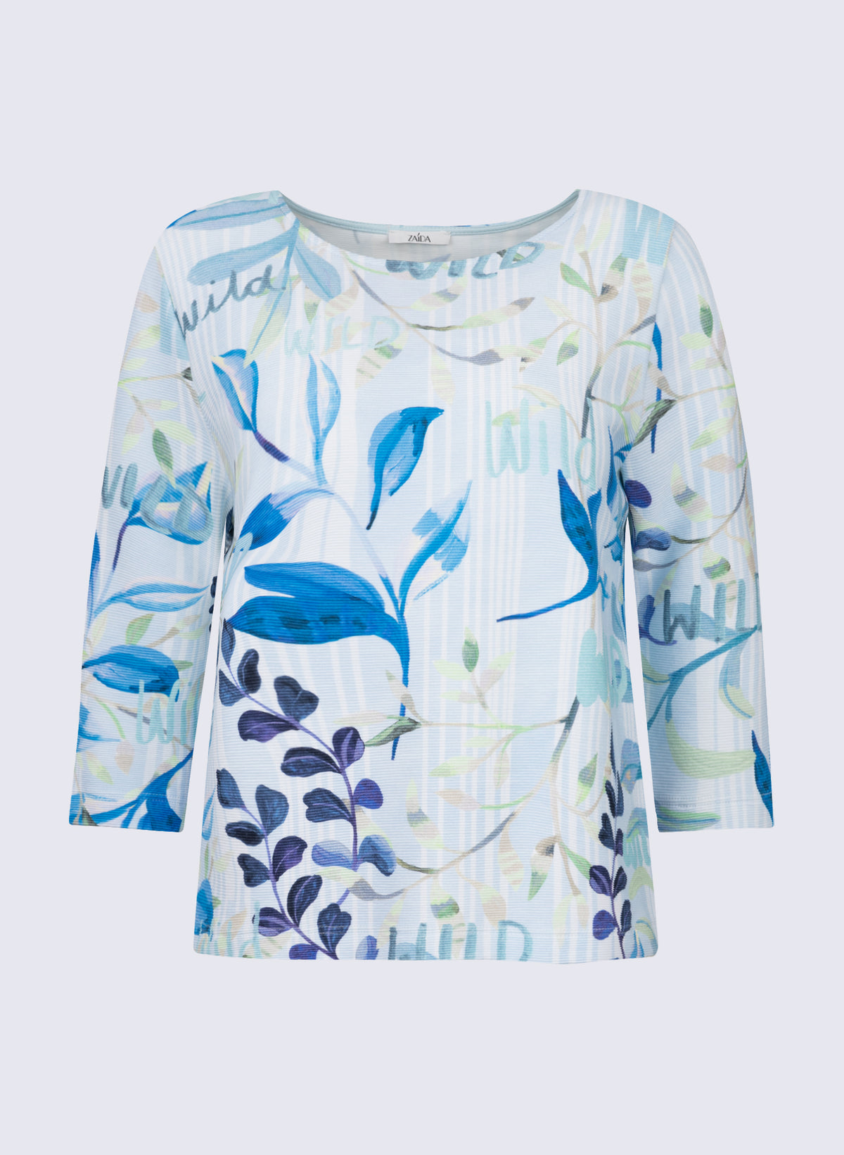 U-Boot-Shirt mit floralem Print