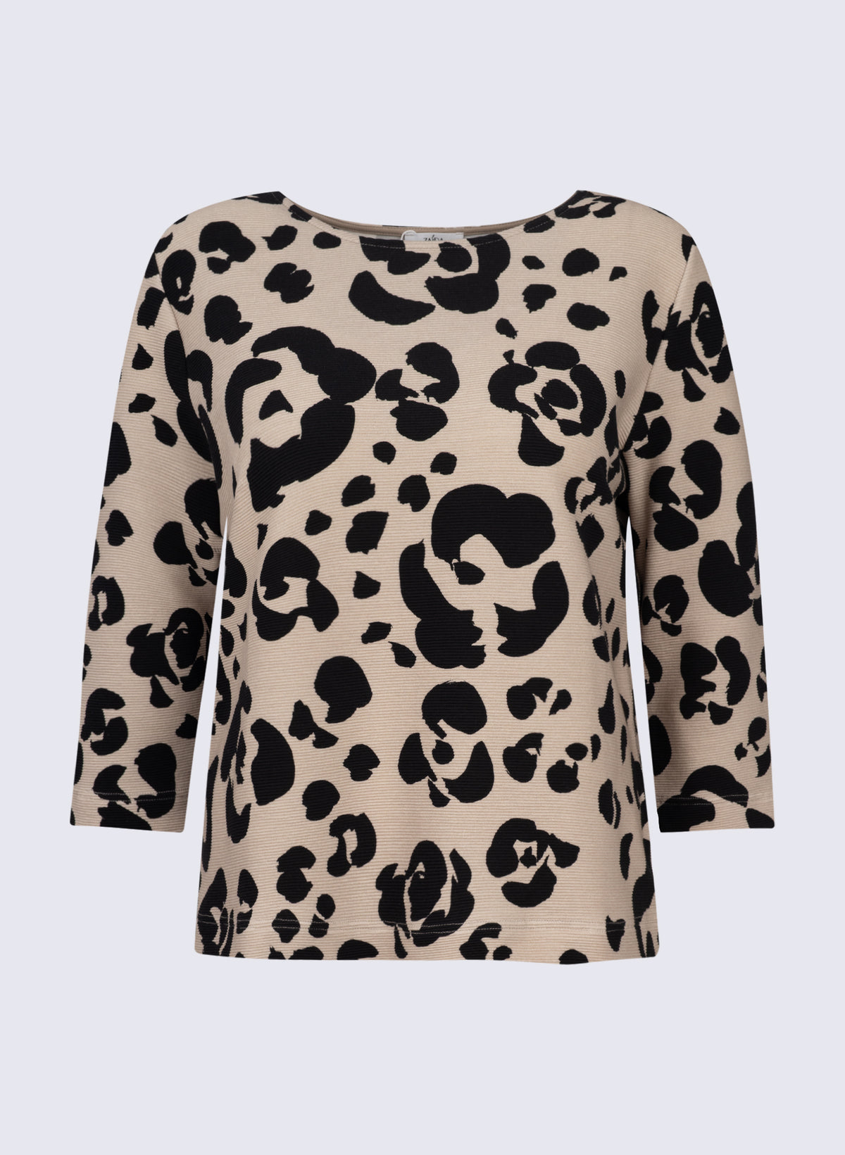 U-Boot-Shirt mit Leo-Print