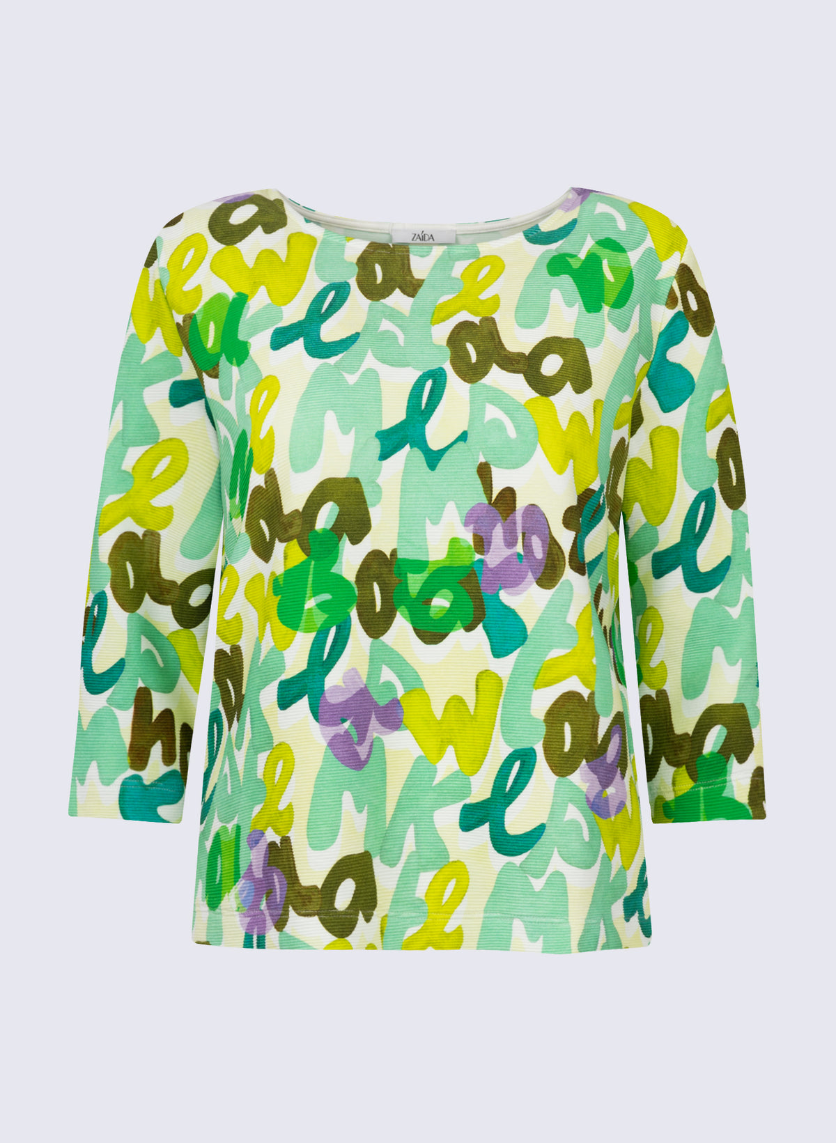 U-Boot-Shirt mit Letters-Print