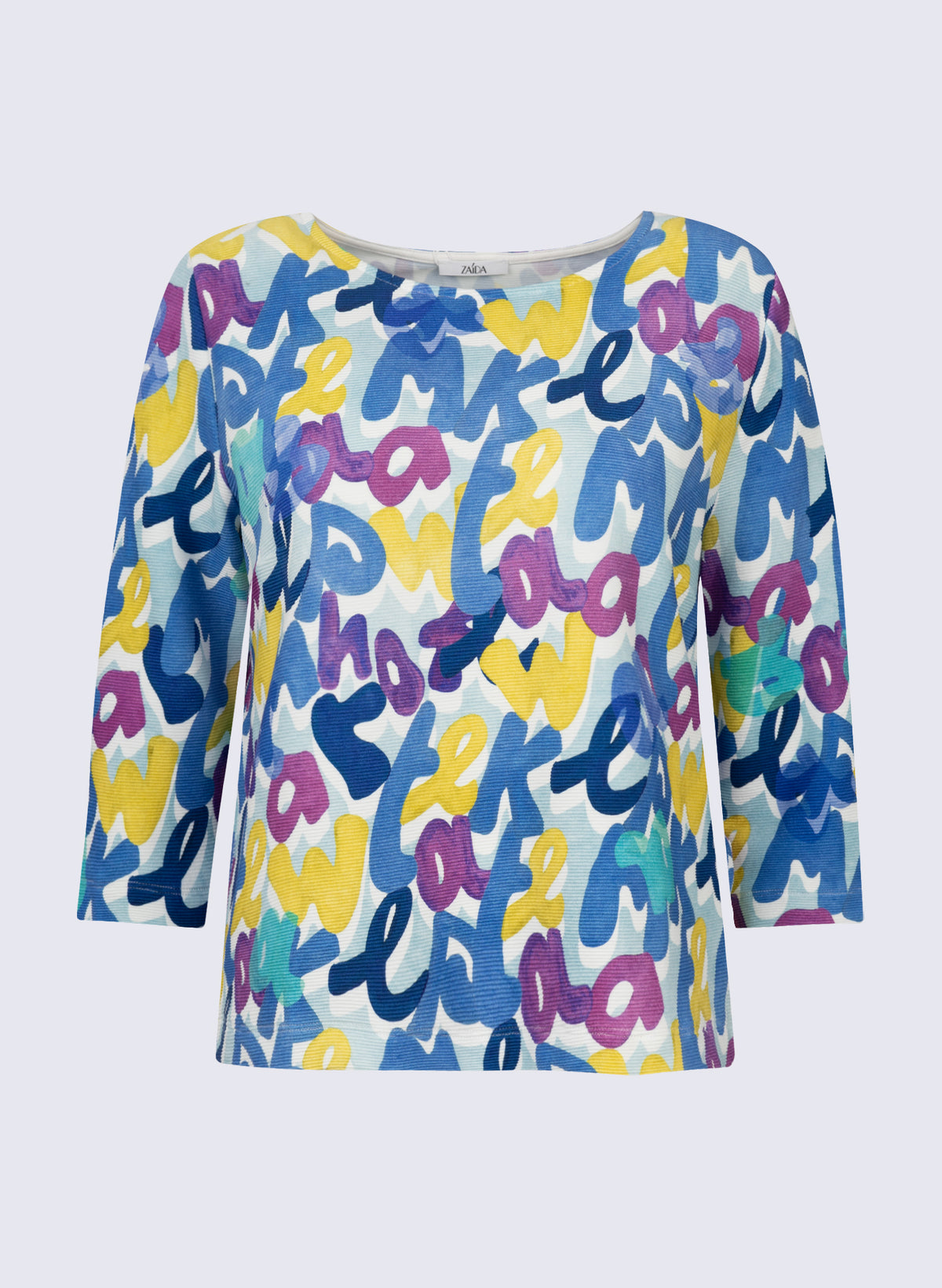 U-Boot-Shirt mit Letters-Print