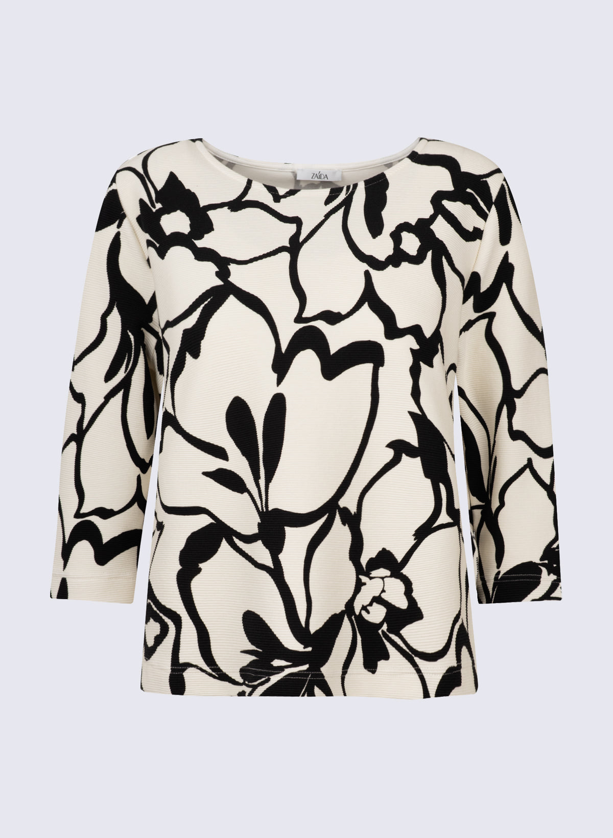 U-Boot-Shirt mit Blüten-Print
