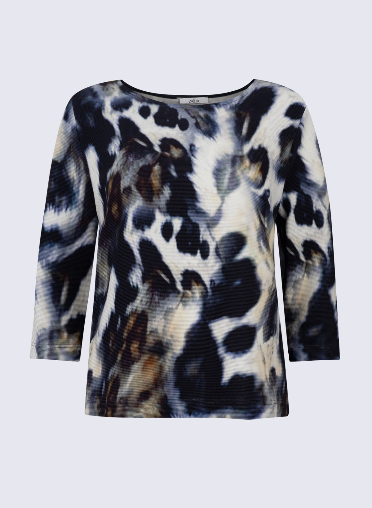 U-Boot-Shirt mit Fell-Print