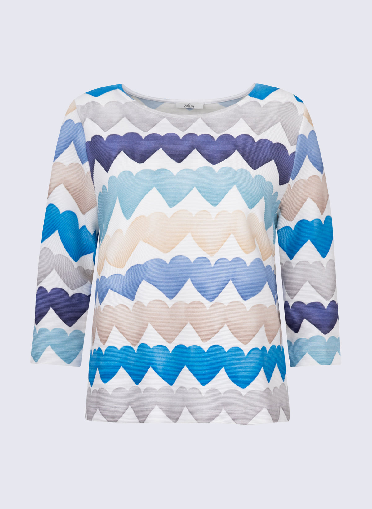 U-Boot-Shirt mit Herz-Print