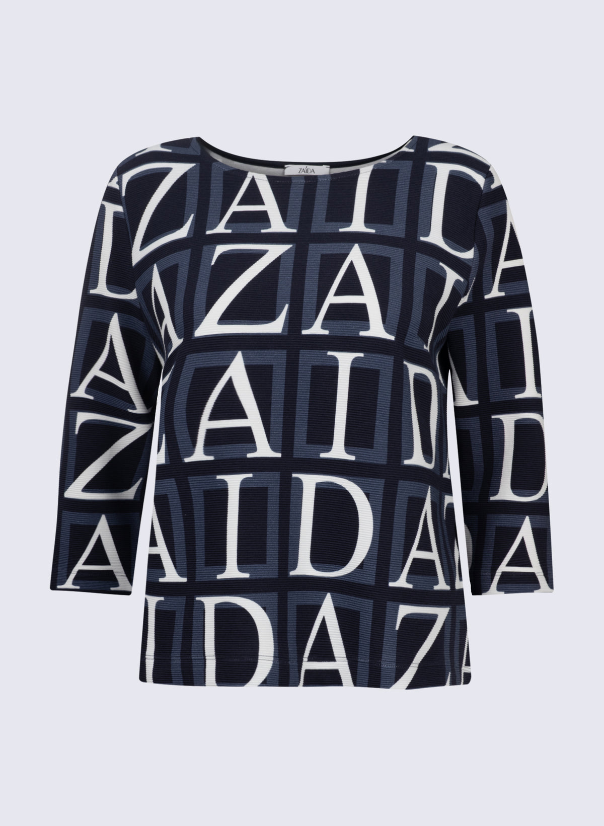 Damen U-Boot-Shirt mit Herz-Print