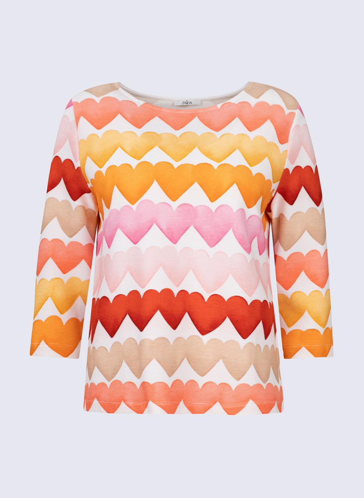 U-Boot-Shirt mit Herz-Print