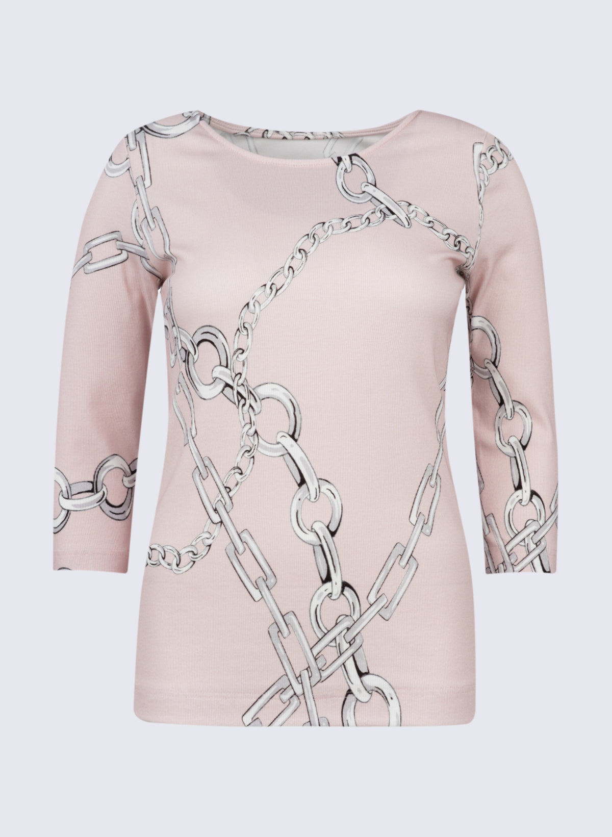 U-Boot-Shirt mit Ketten-Print