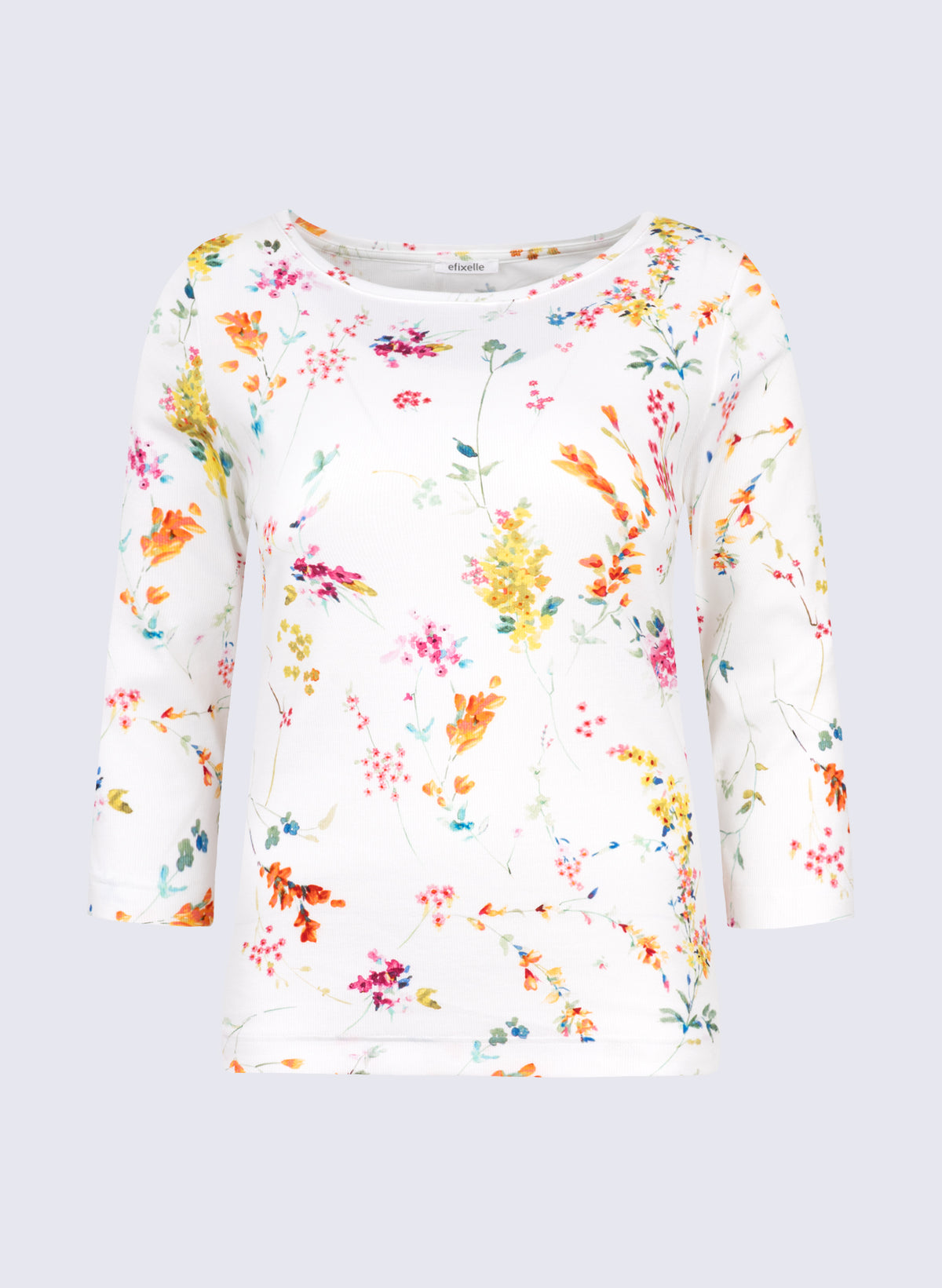 U-Boot-Shirt mit Blumen-Print