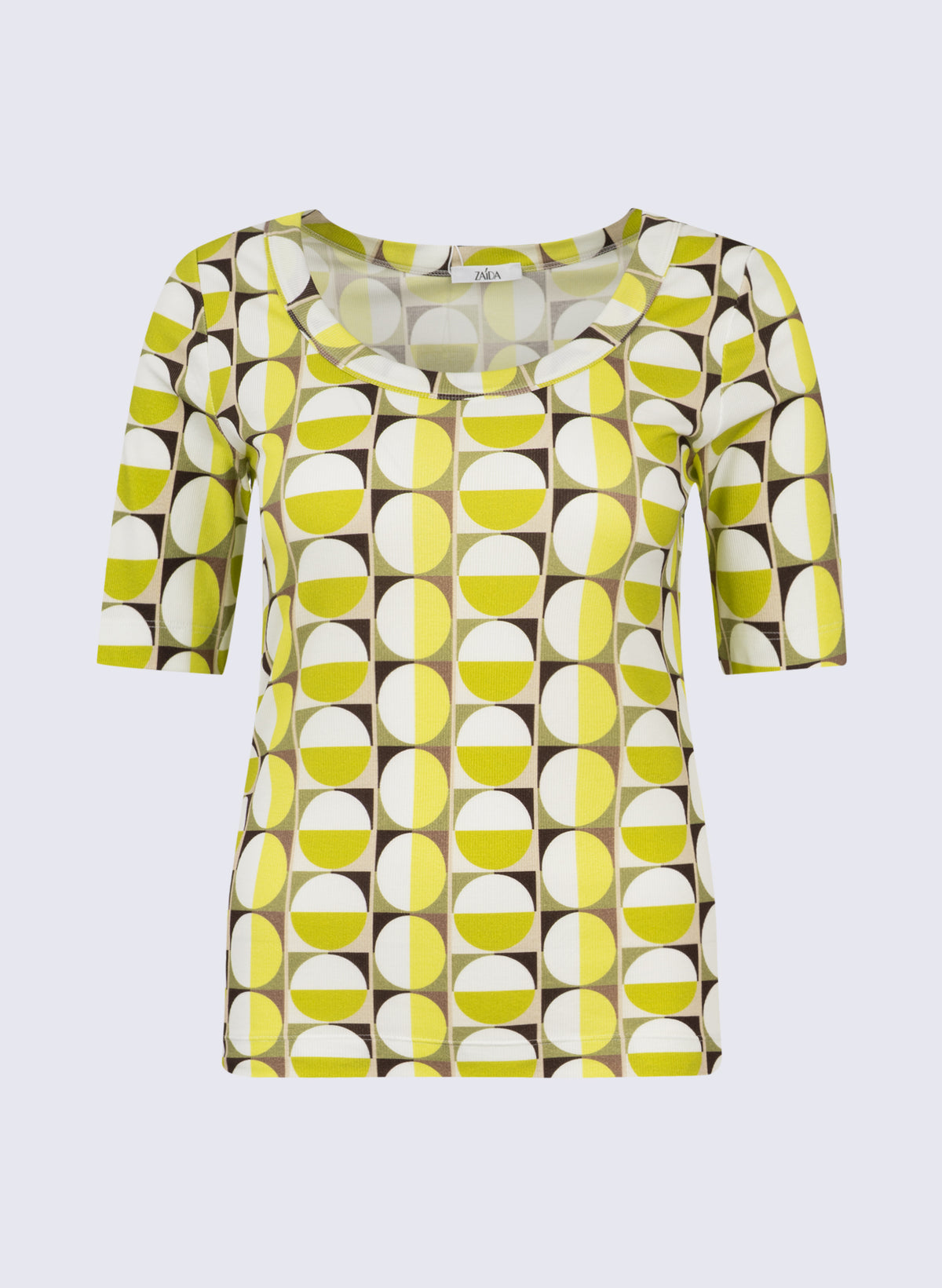 Rundhals-Shirt mit grafischem Print