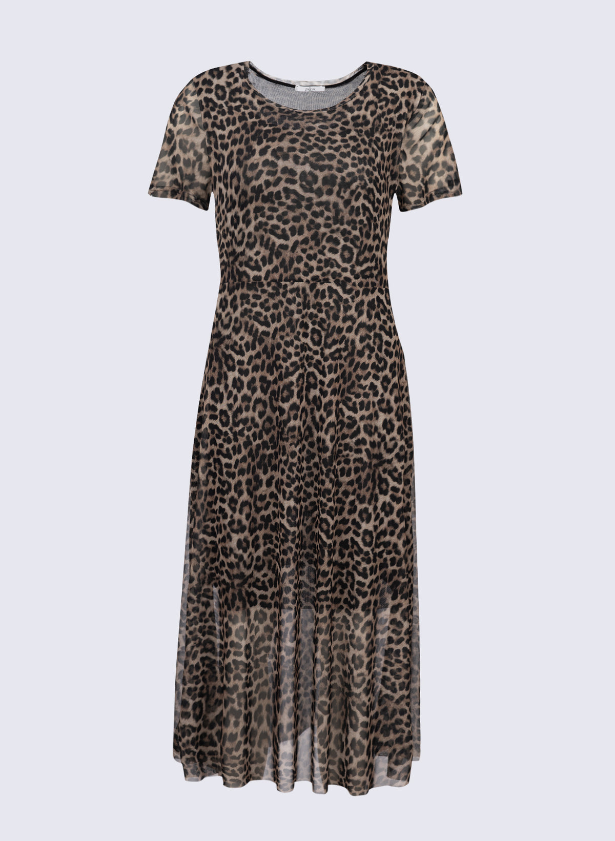 Rundhals-Kleid