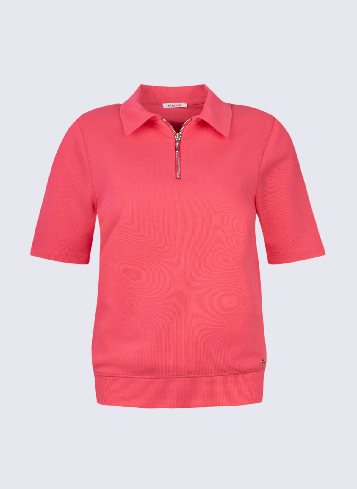 Polo-Shirt mit Reißverschluss