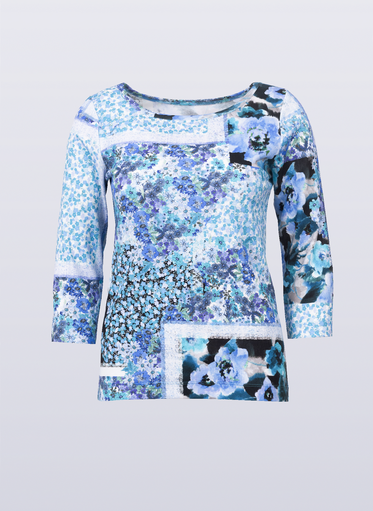 U-Boot-Shirt mit Blüten-Print