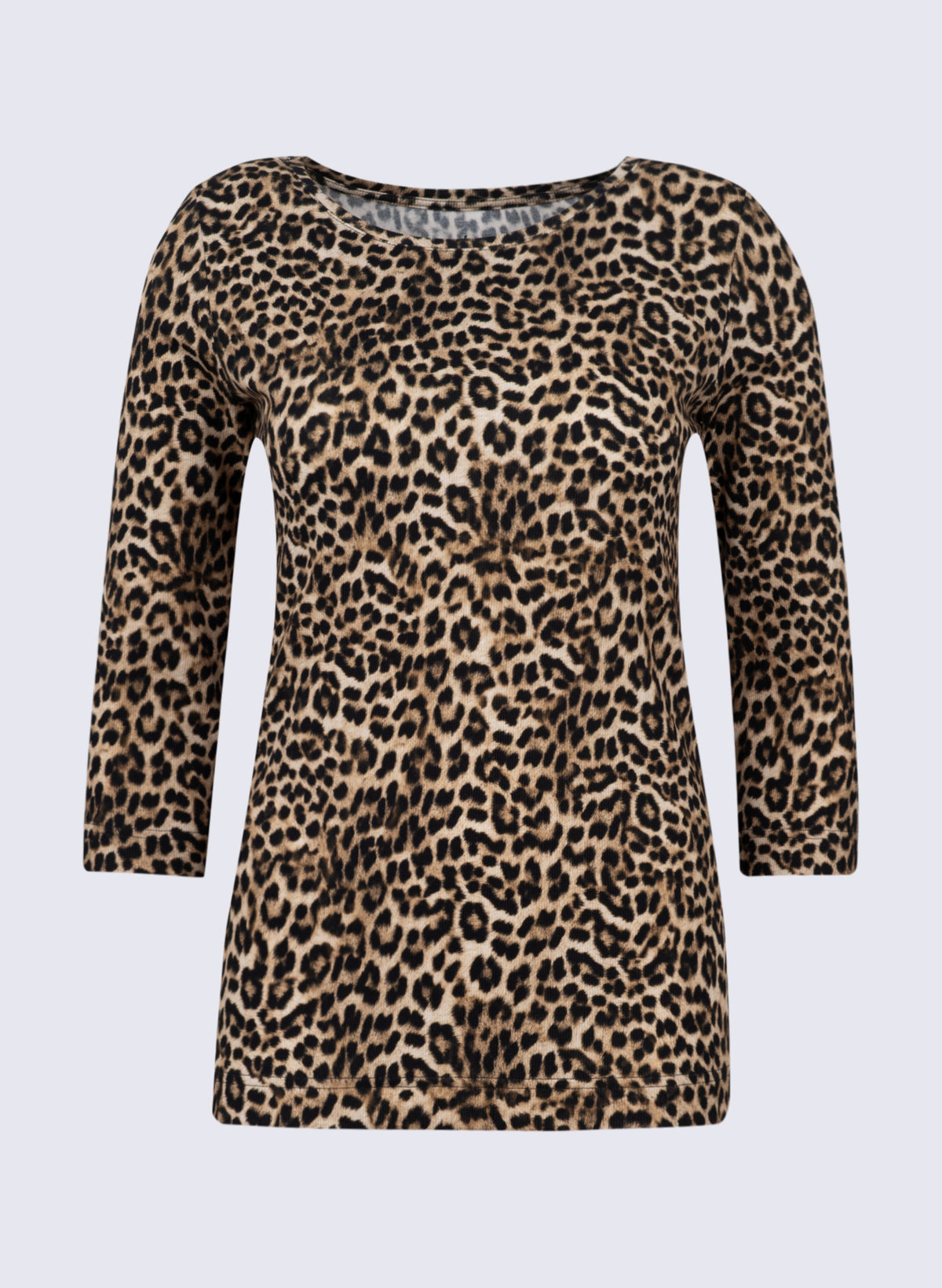 U-Boot-Shirt mit Leo-Print