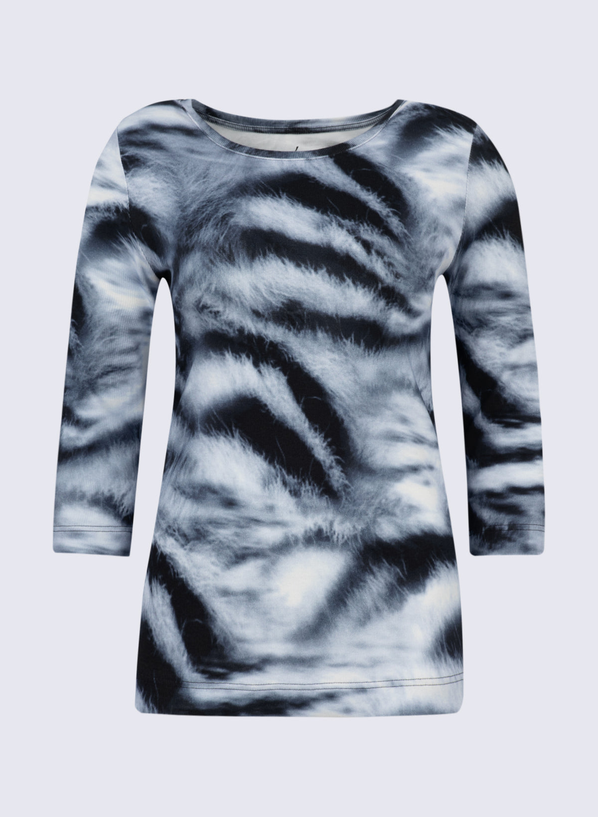 U-Boot-Shirt mit Fell-Print