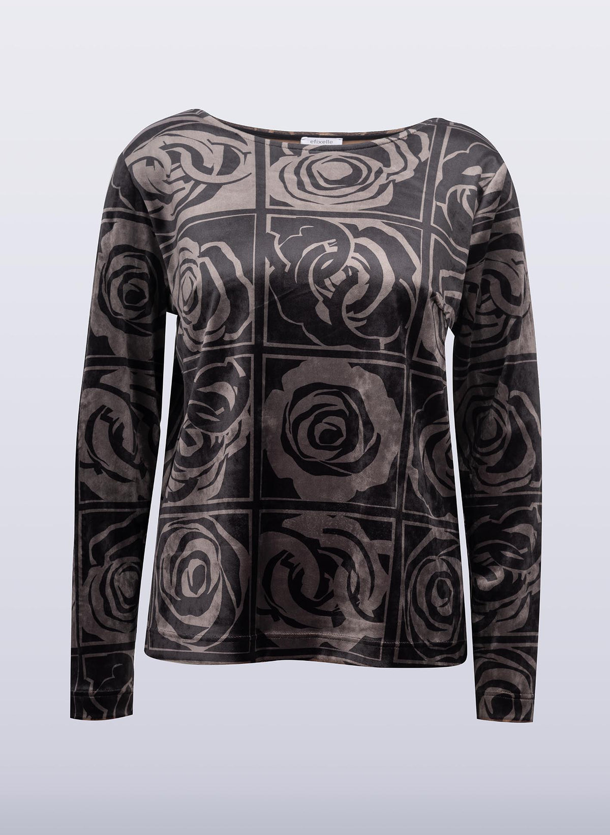 Longsleeve mit Rosen-Print