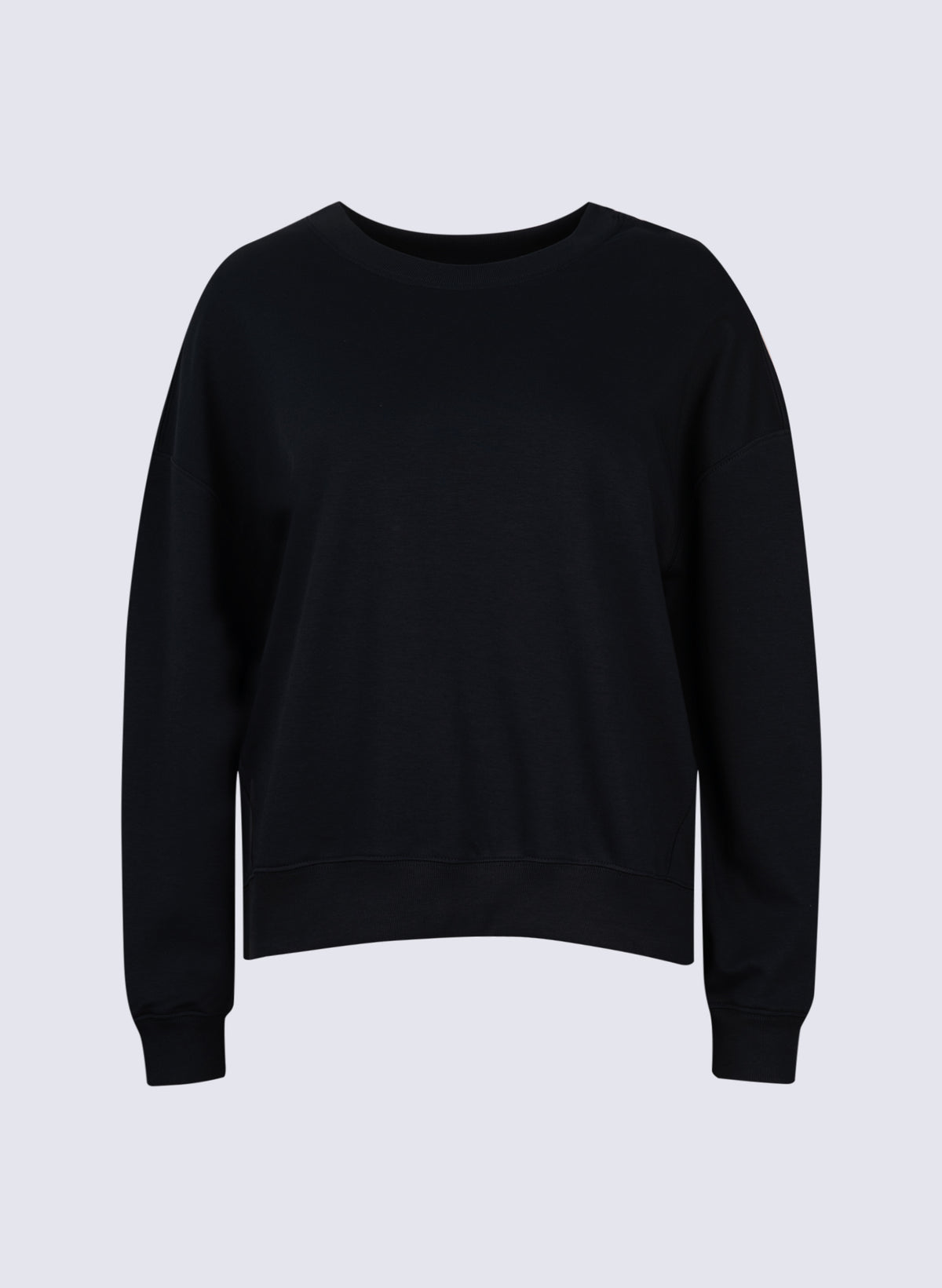"Heavy" Rundhals-Longsleeve mit Bund