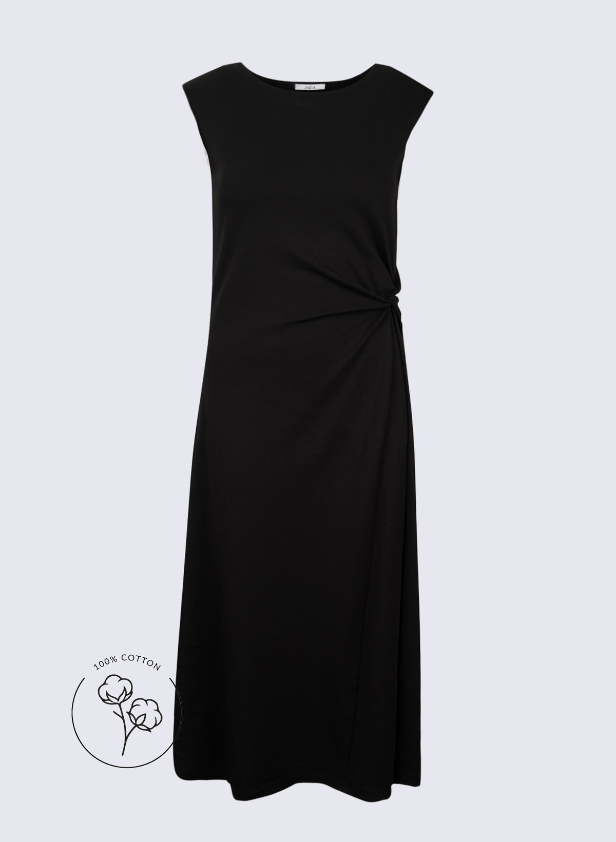 Kleid mit U-Boot-Ausschnitt