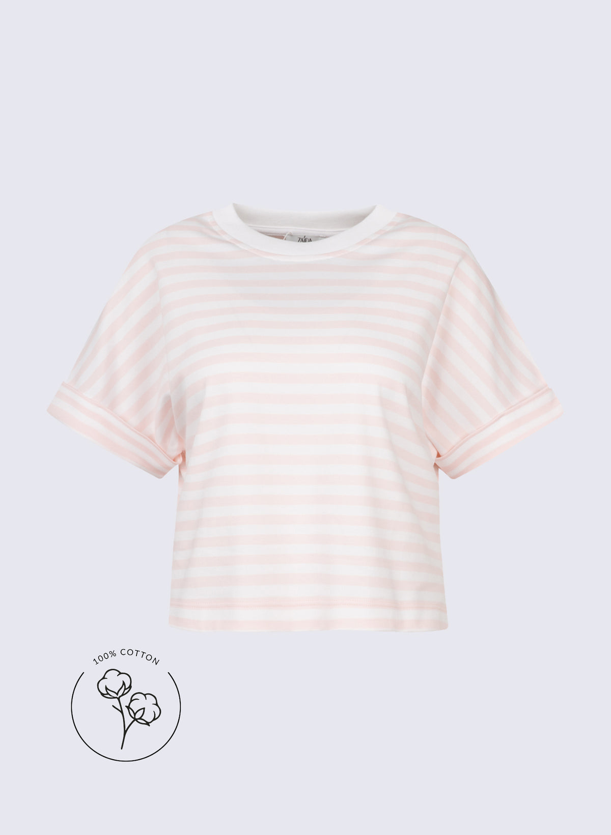 "Heavy" Ringel-Shirt mit 1/4 Arm