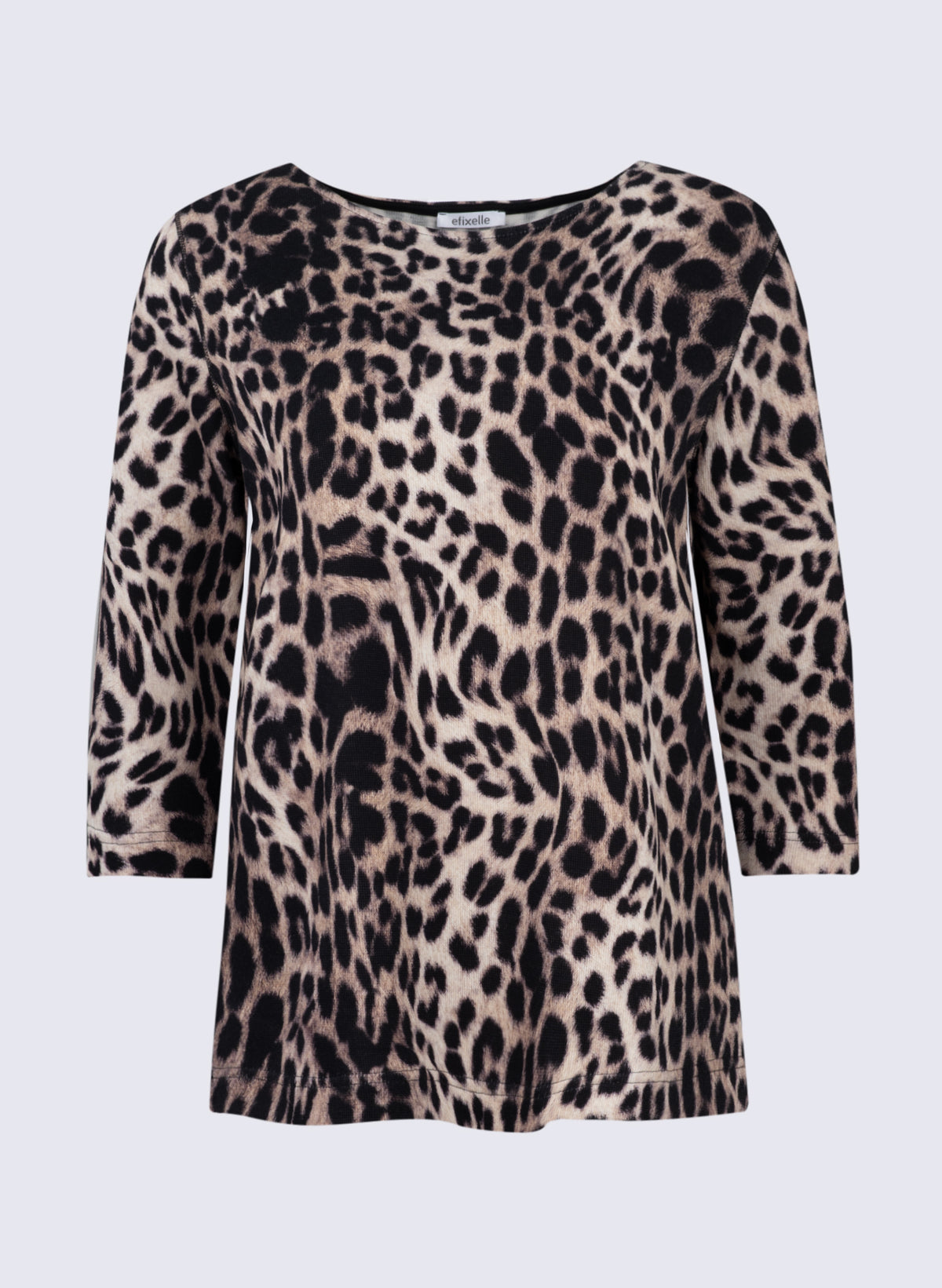 U-Boot Shirt mit Leo-Print
