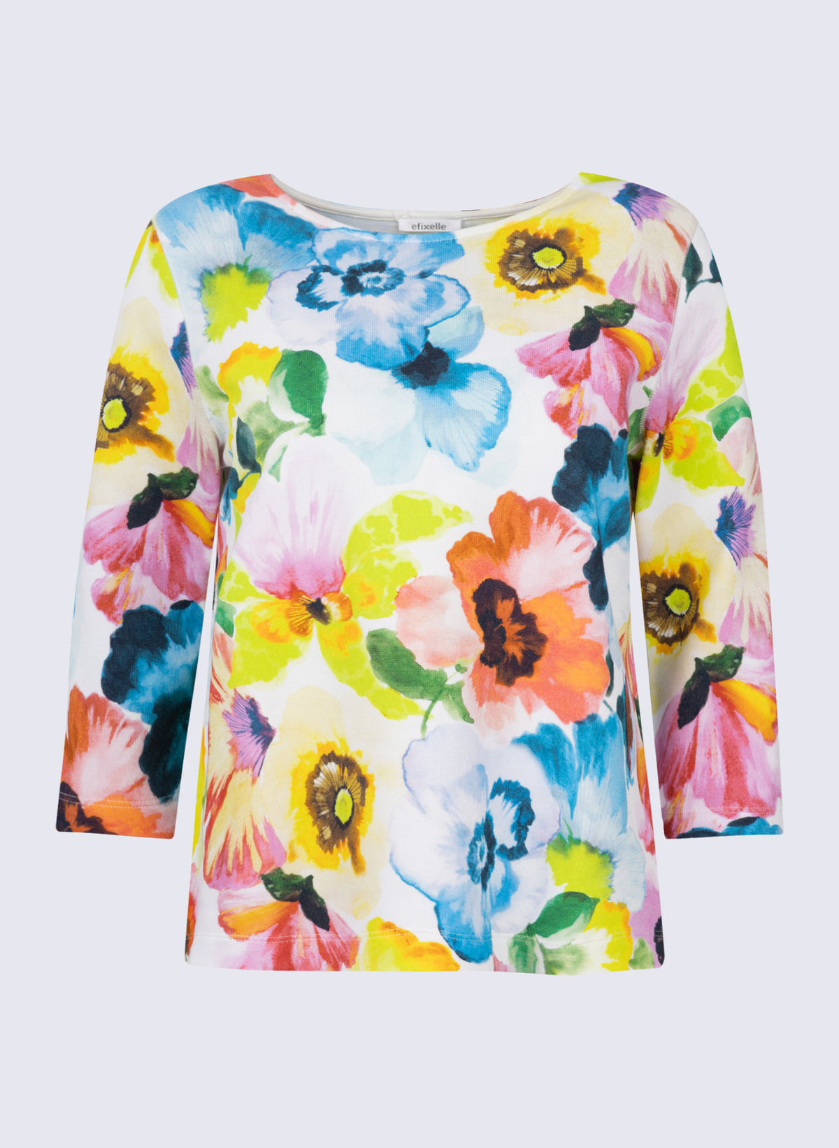 U-Boot-Shirt mit Blumen-Print